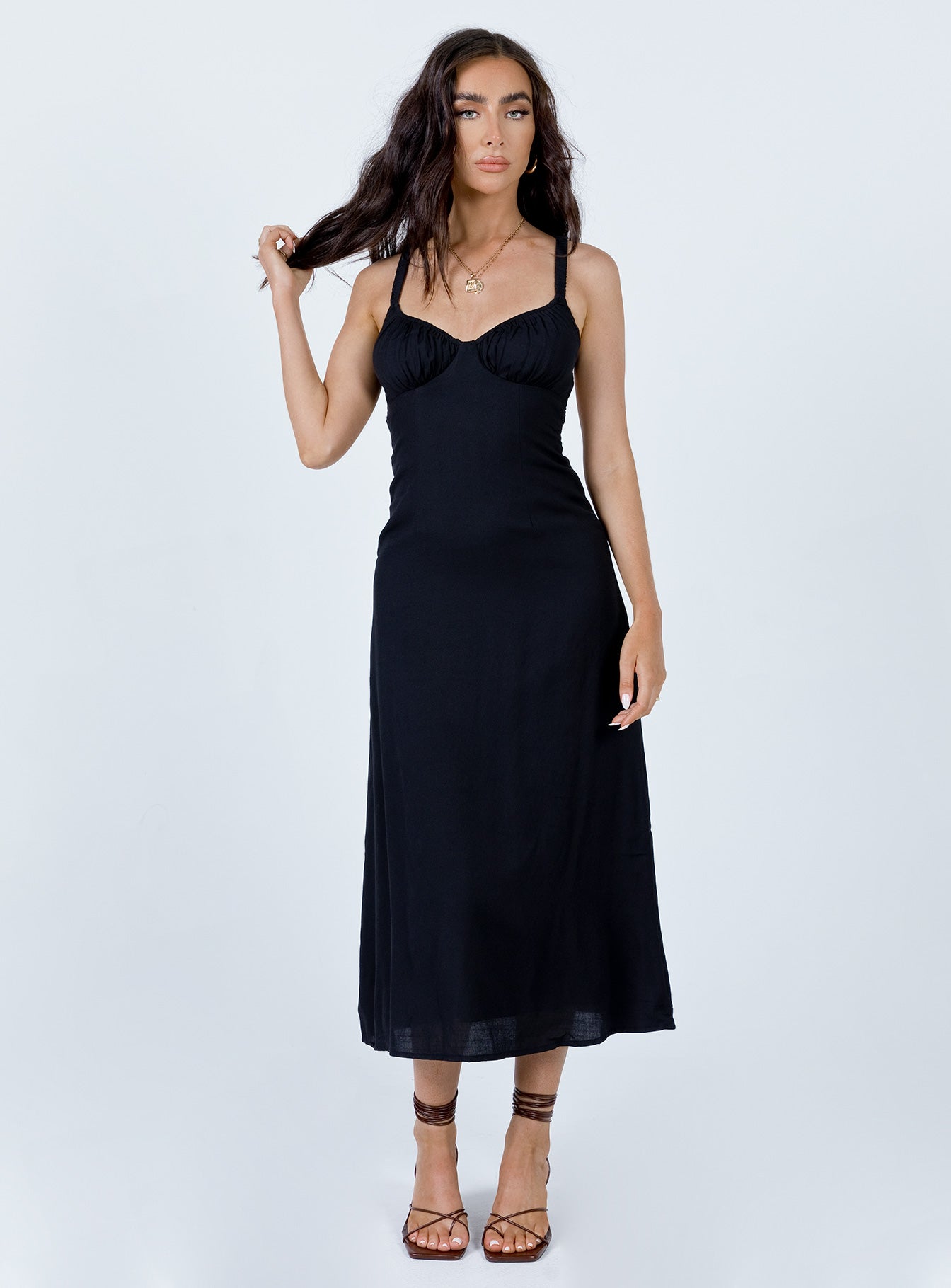 Alternative view of Georgia Midi Dress Black