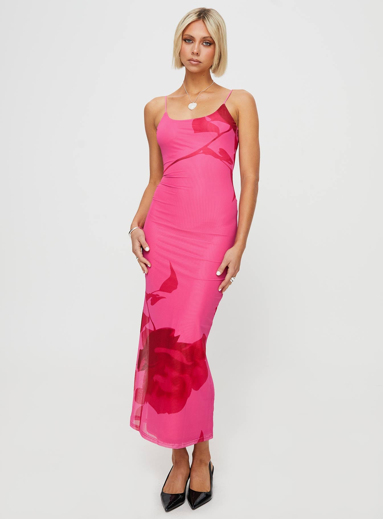 Alternative view of Knox Maxi Dress Hot Pink Floral