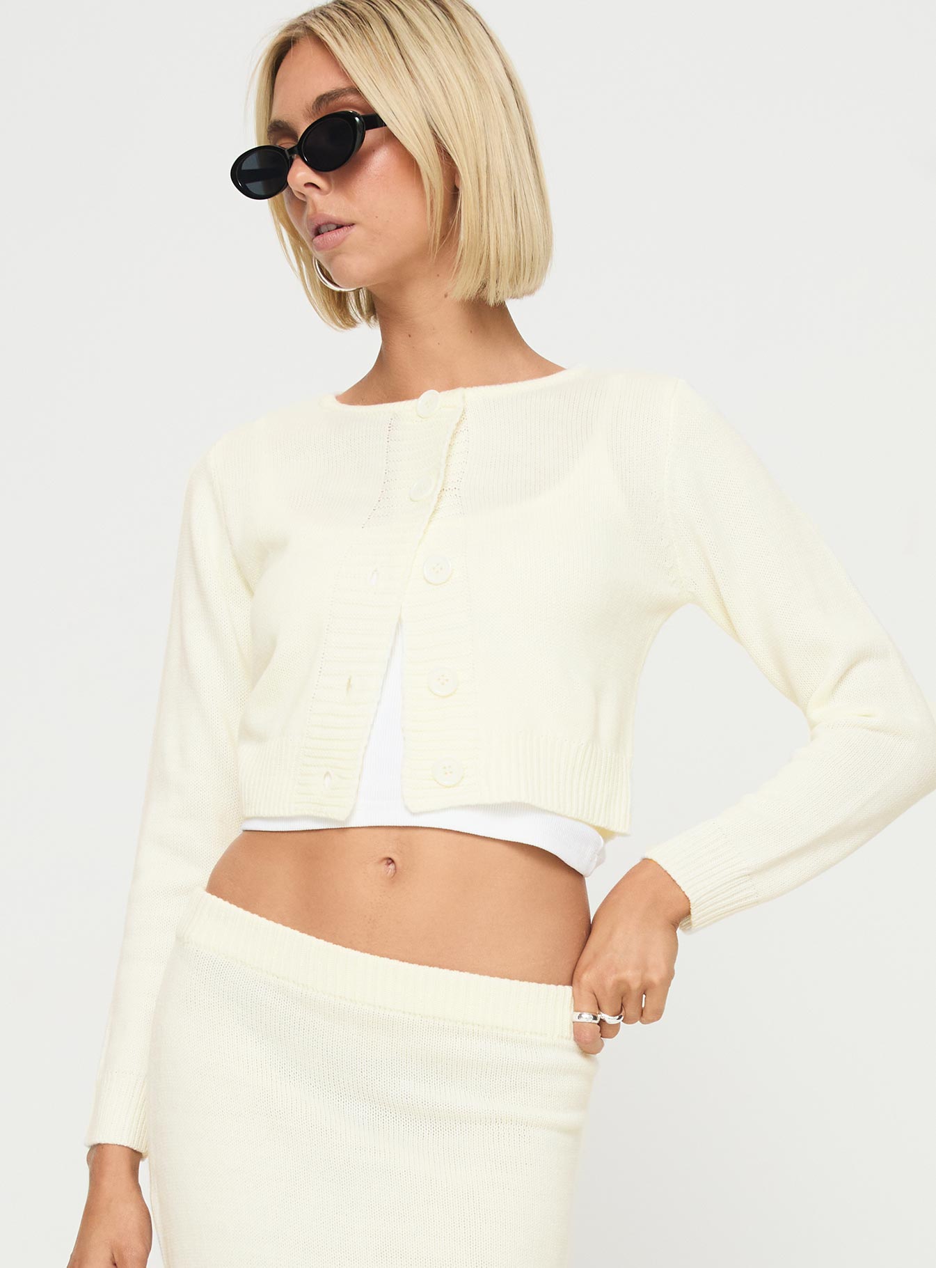 Alternative view of Collase Knit Sweater Cream