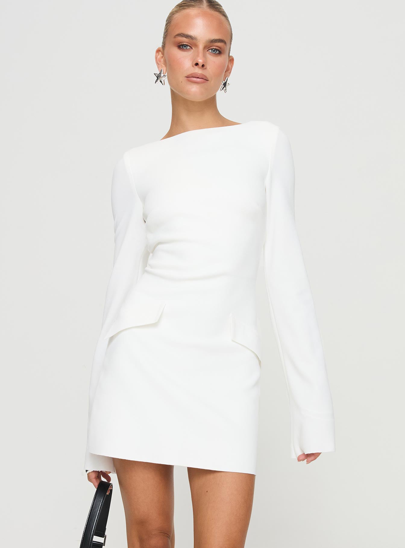 Alternative view of Carters Long Sleeve Mini Dress White
