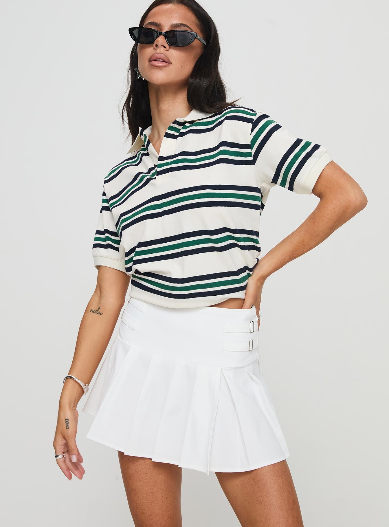 Alternative view of Cartwright Mini Skirt White