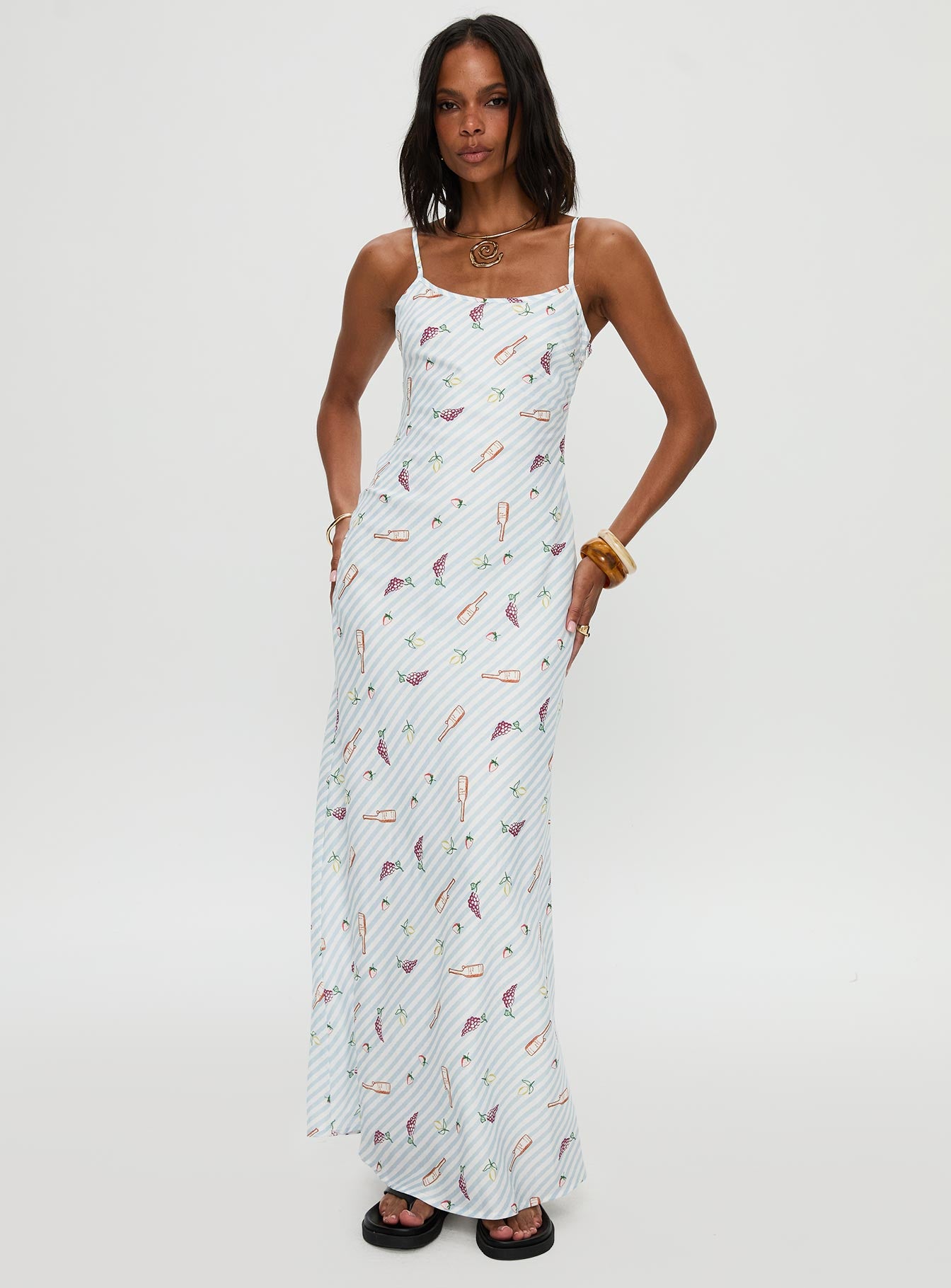 Alternative view of Charcuterie Maxi Dress Blue