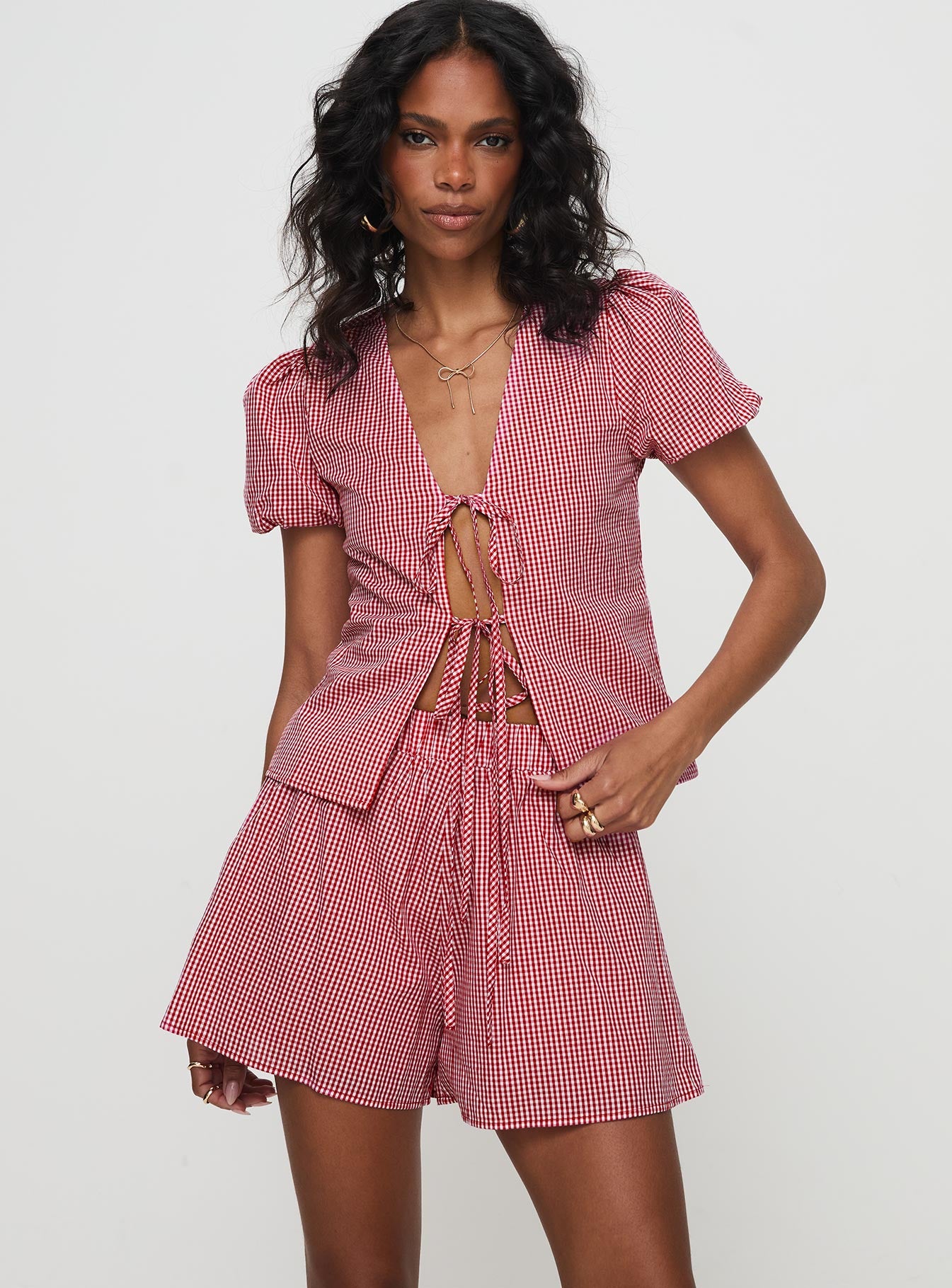 Alternative view of Arlina Set Red