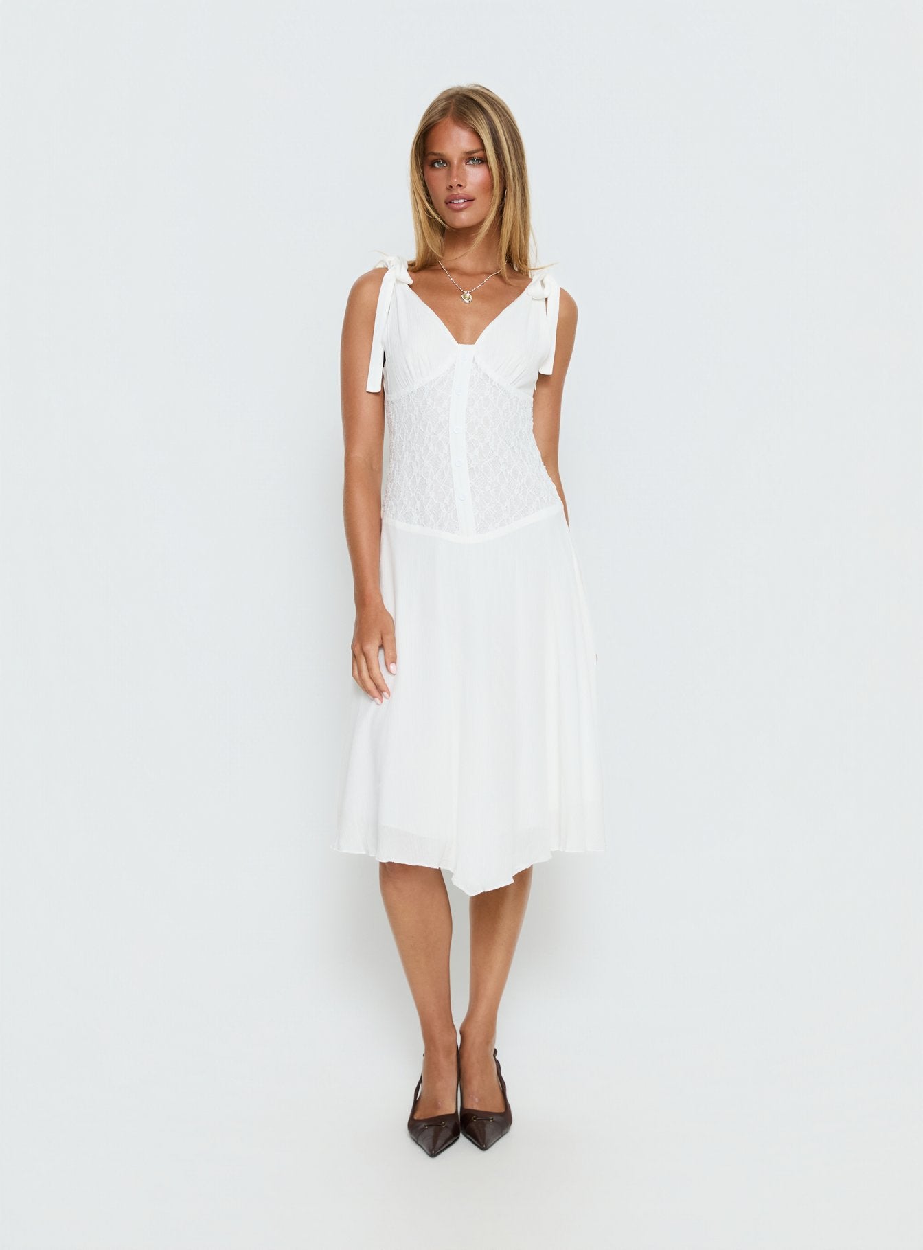 Alternative view of Danira Midi Dress White