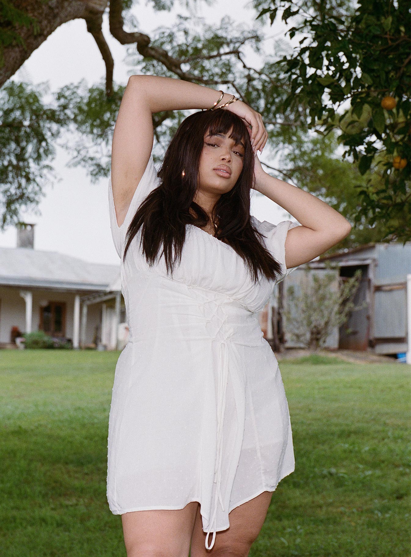 Alternative view of Fauci Mini Dress White Curve