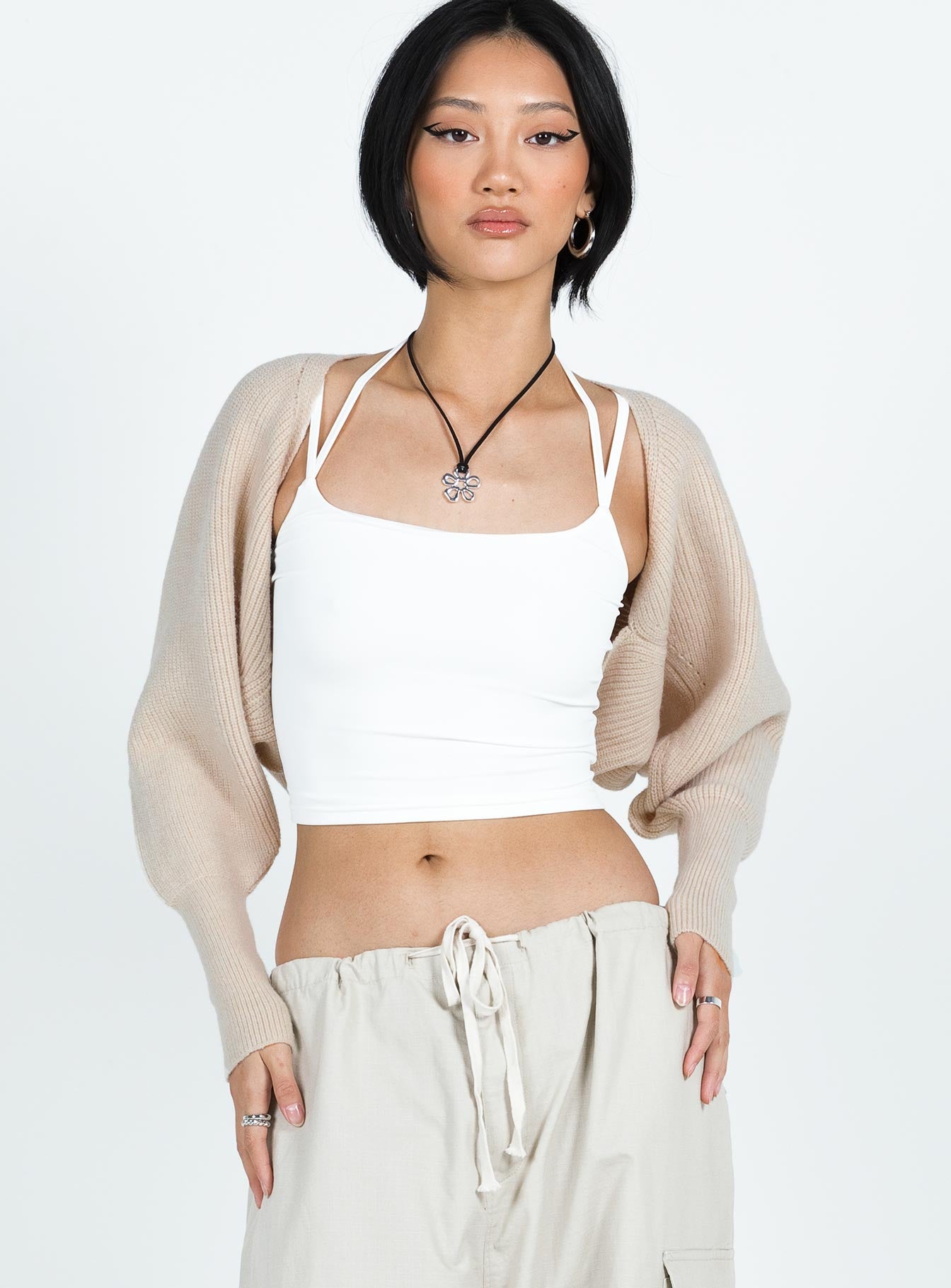 Alternative view of Aviana Cardigan Beige Marle