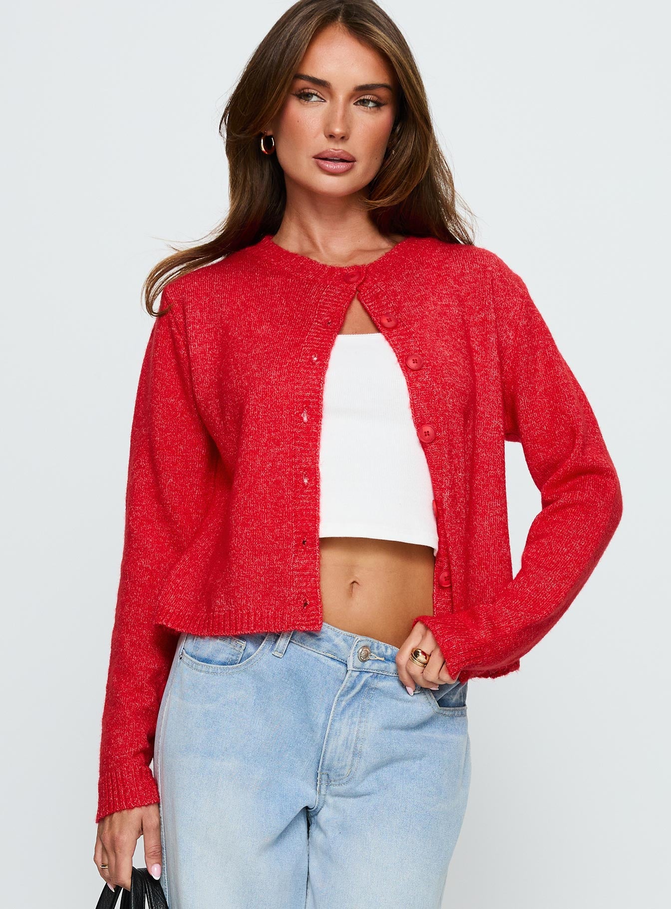 Alternative view of Denmark Cardigan Red