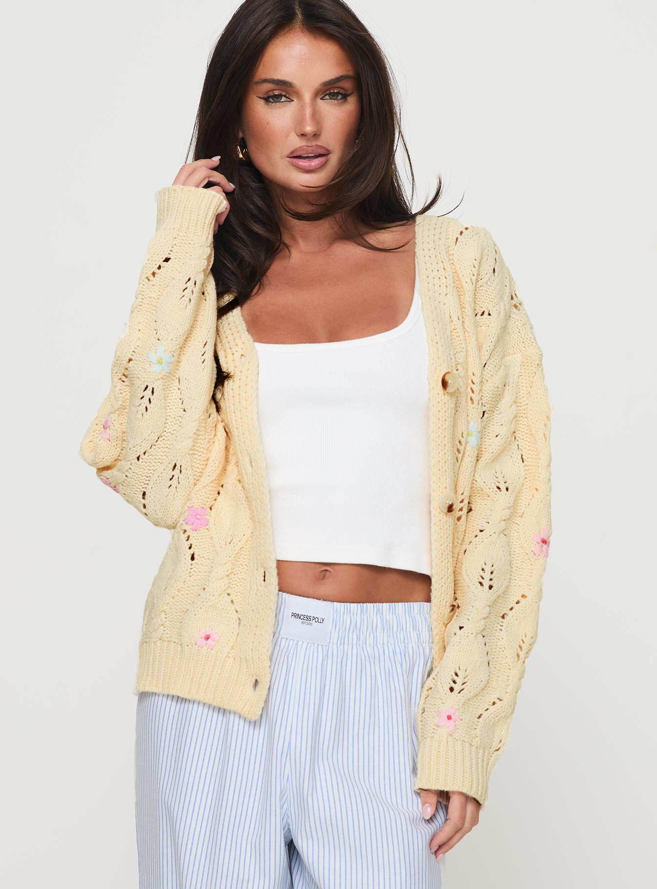 Alternative view of Daffodil Cardigan Cream