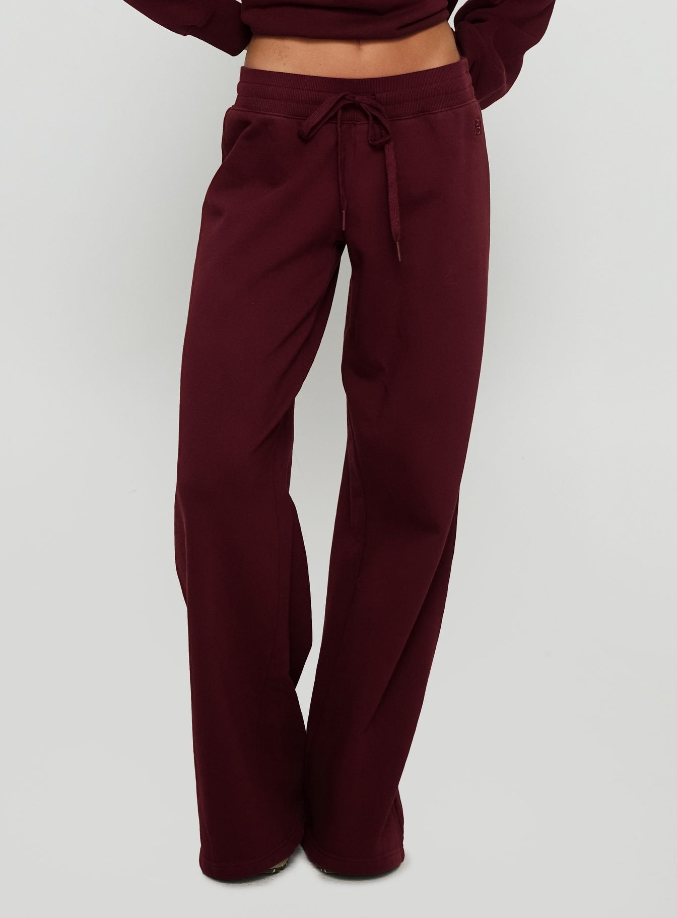 Alternative view of Dodie Wide Leg Pants Washed Currant