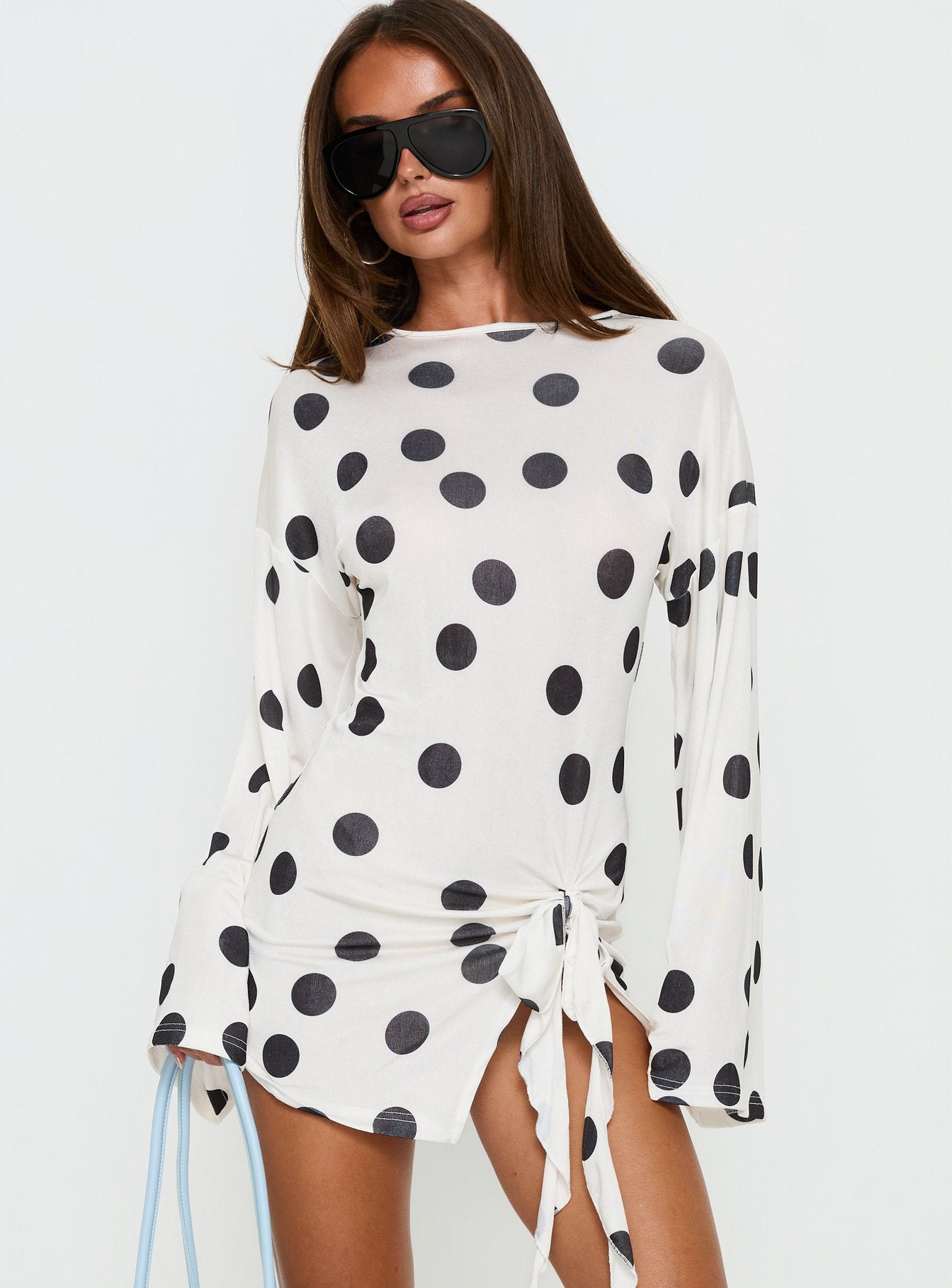 Alternative view of Cosmic Mini Dress Moonlight Polka