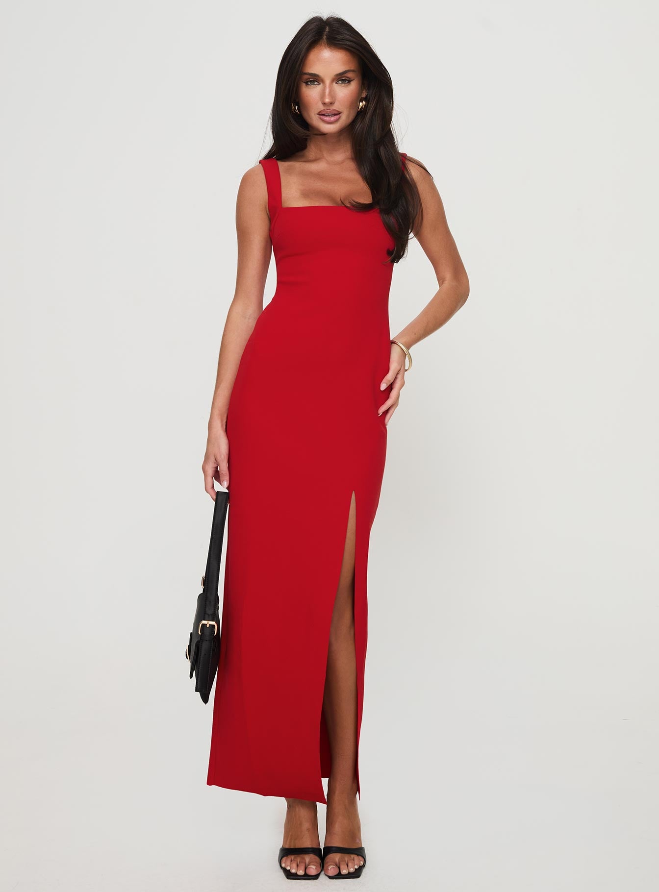 Alternative view of Bombshell Maxi Dress Red