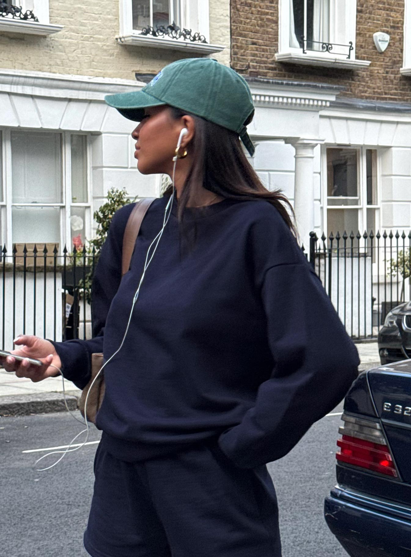 Alternative view of All Day Crewneck Sweatshirt Navy