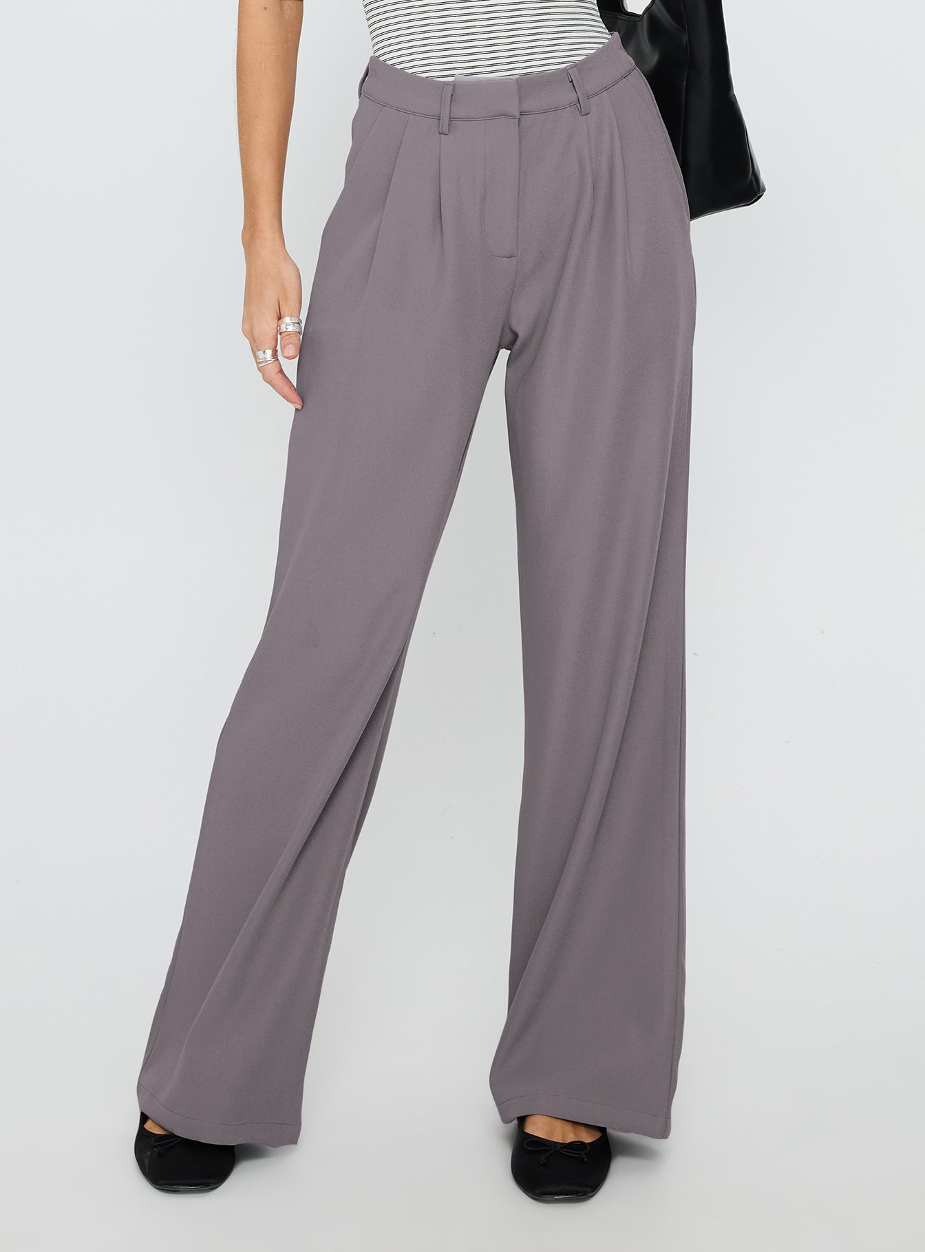 Alternative view of Ambient Wide Leg Pant Grey