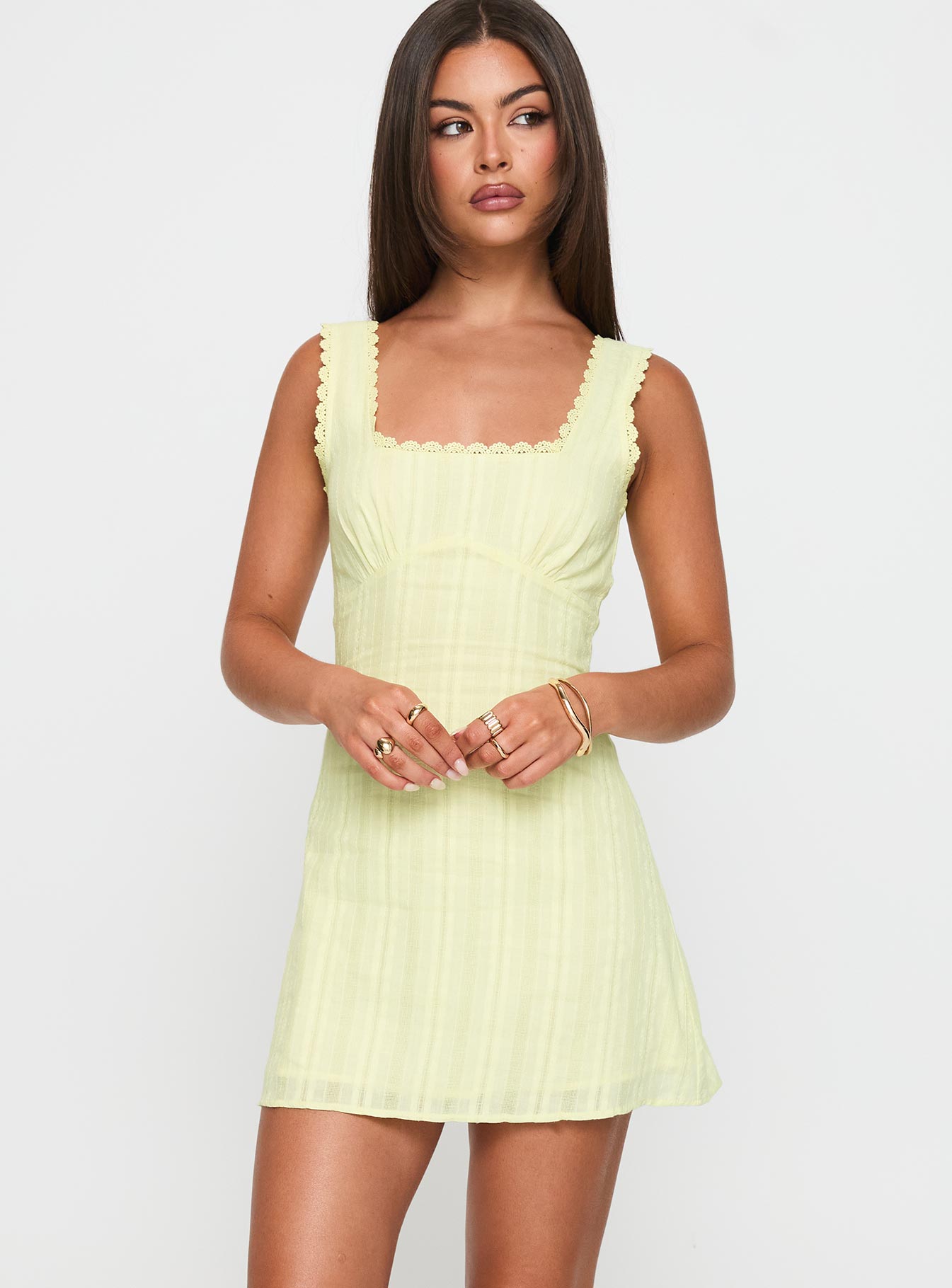 Alternative view of Dasha Mini Dress Lemon
