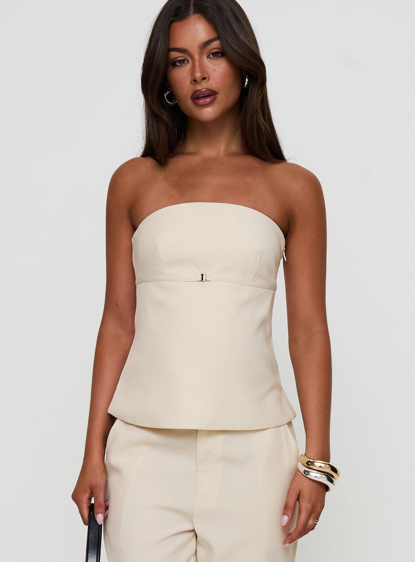Alternative view of Irresistible Strapless Top Cream