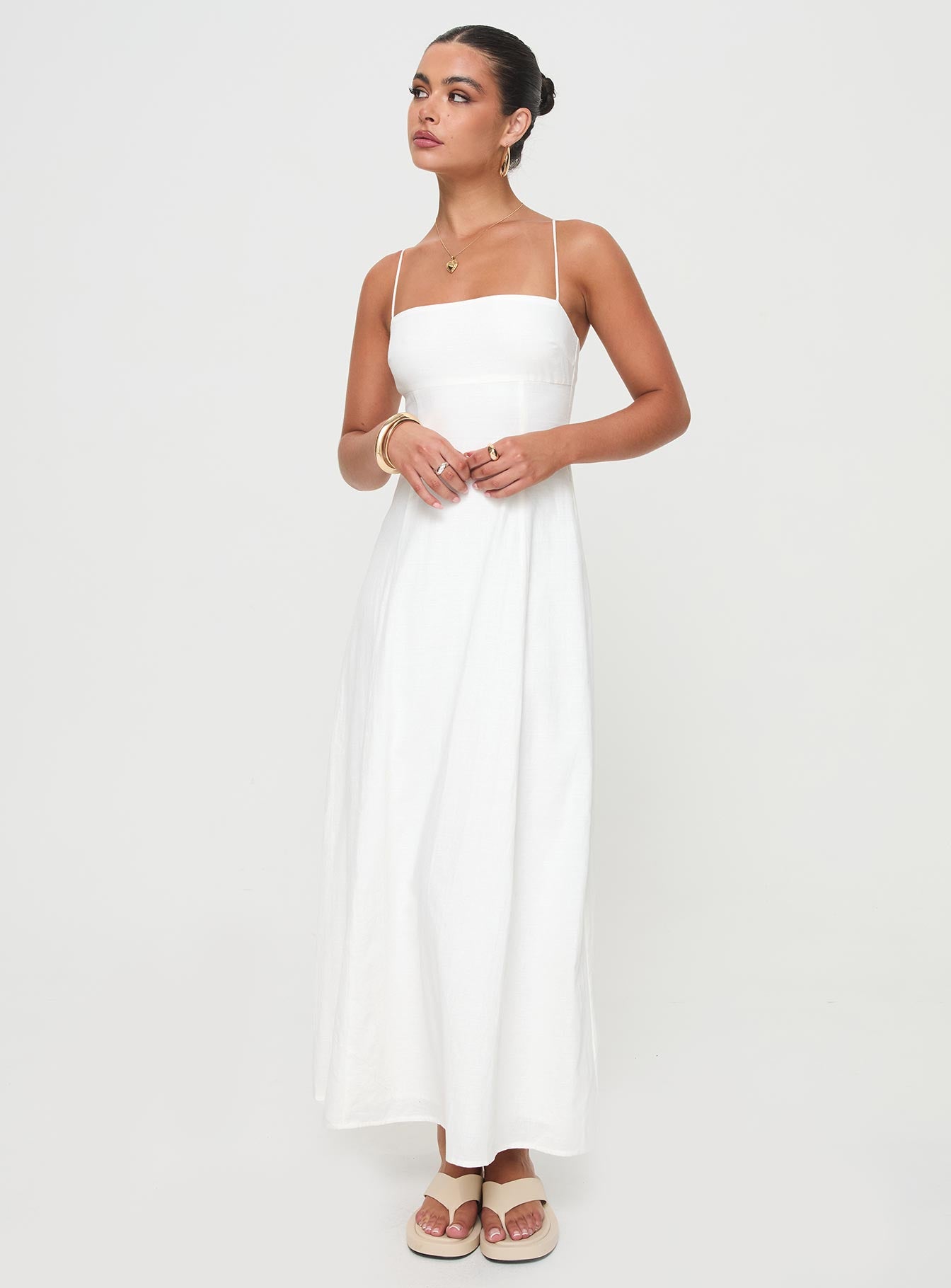 Alternative view of Brightwell Maxi Dress White