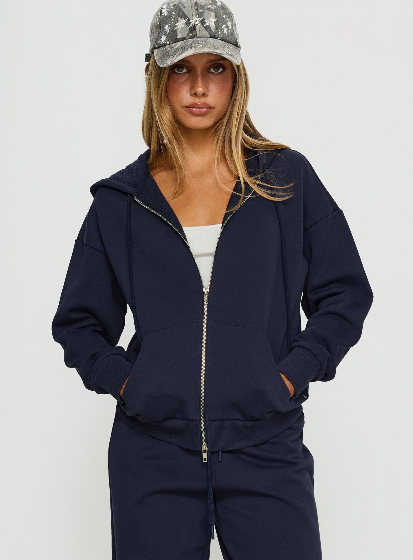 Alternative view of All Day Oversized Hoodie Navy