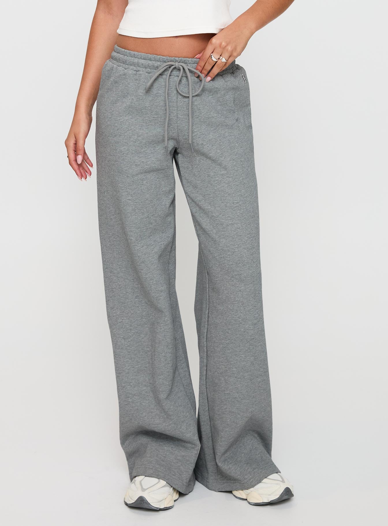 Alternative view of All Day Straight Leg Sweatpants Grey Marle