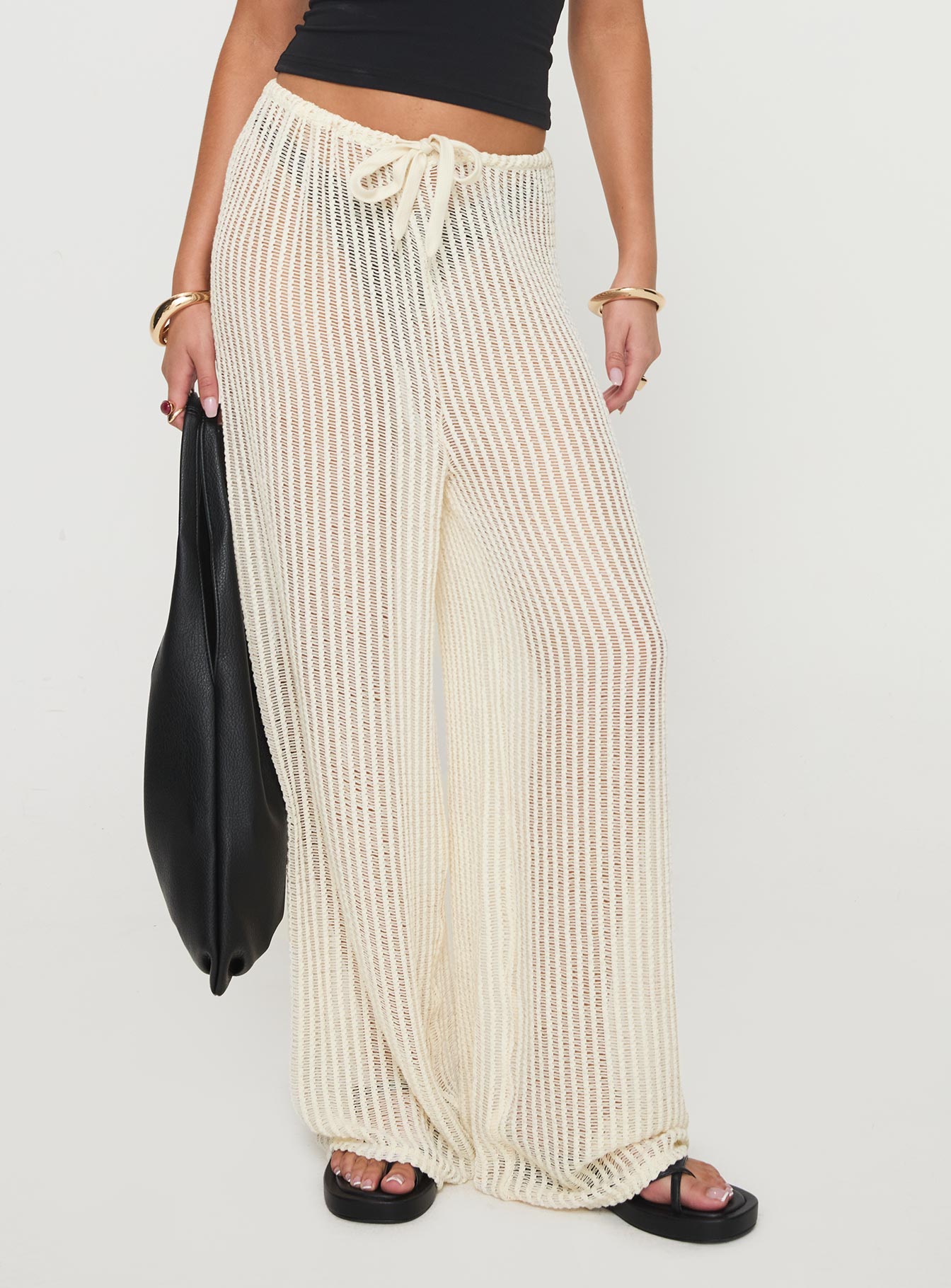 Alternative view of Darcie Knit Pants Beige