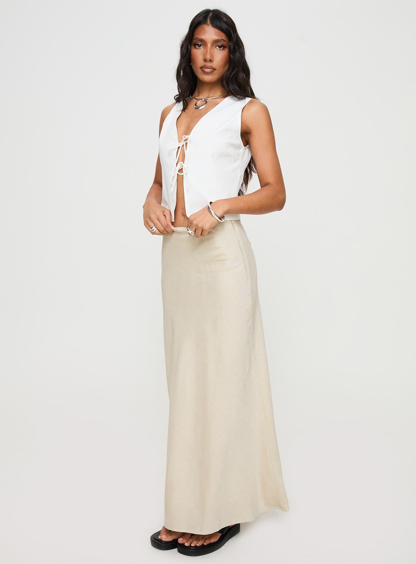 Alternative view of All In Maxi Skirt Beige