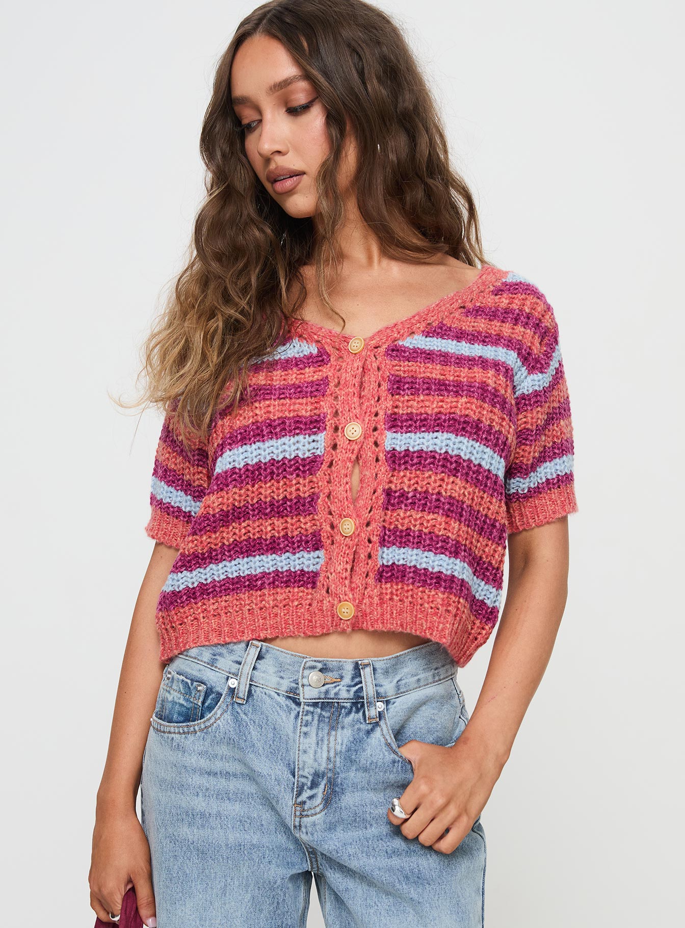 Alternative view of Compassion Knit Cardigan Multi