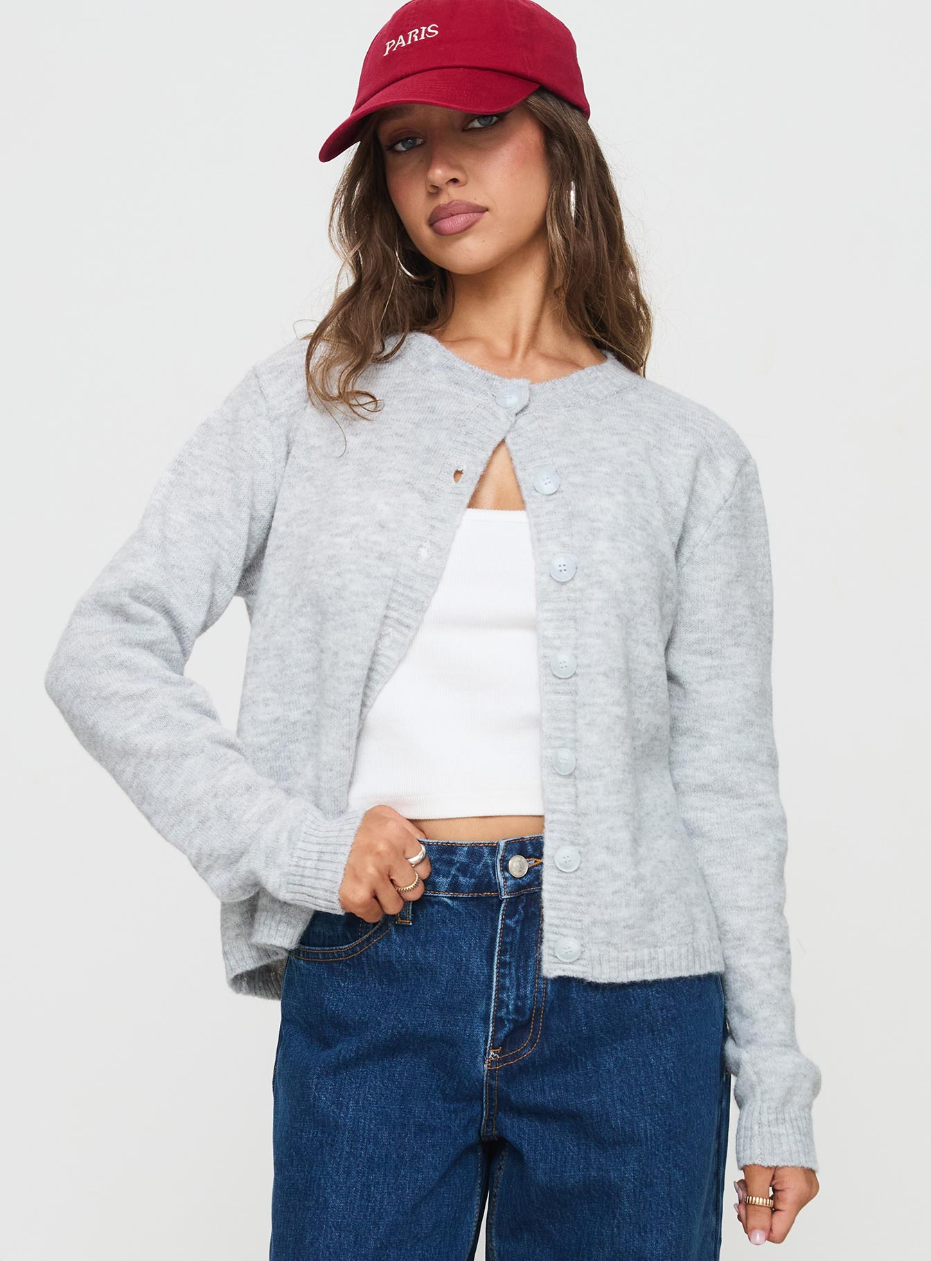 Alternative view of Denmark Cardigan Grey