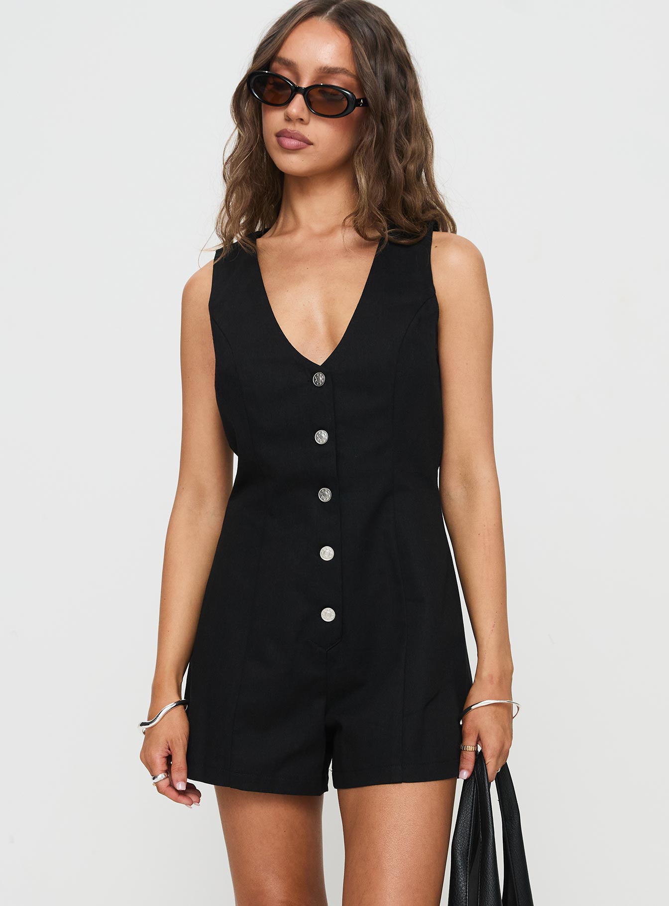Alternative view of Damico Romper Black