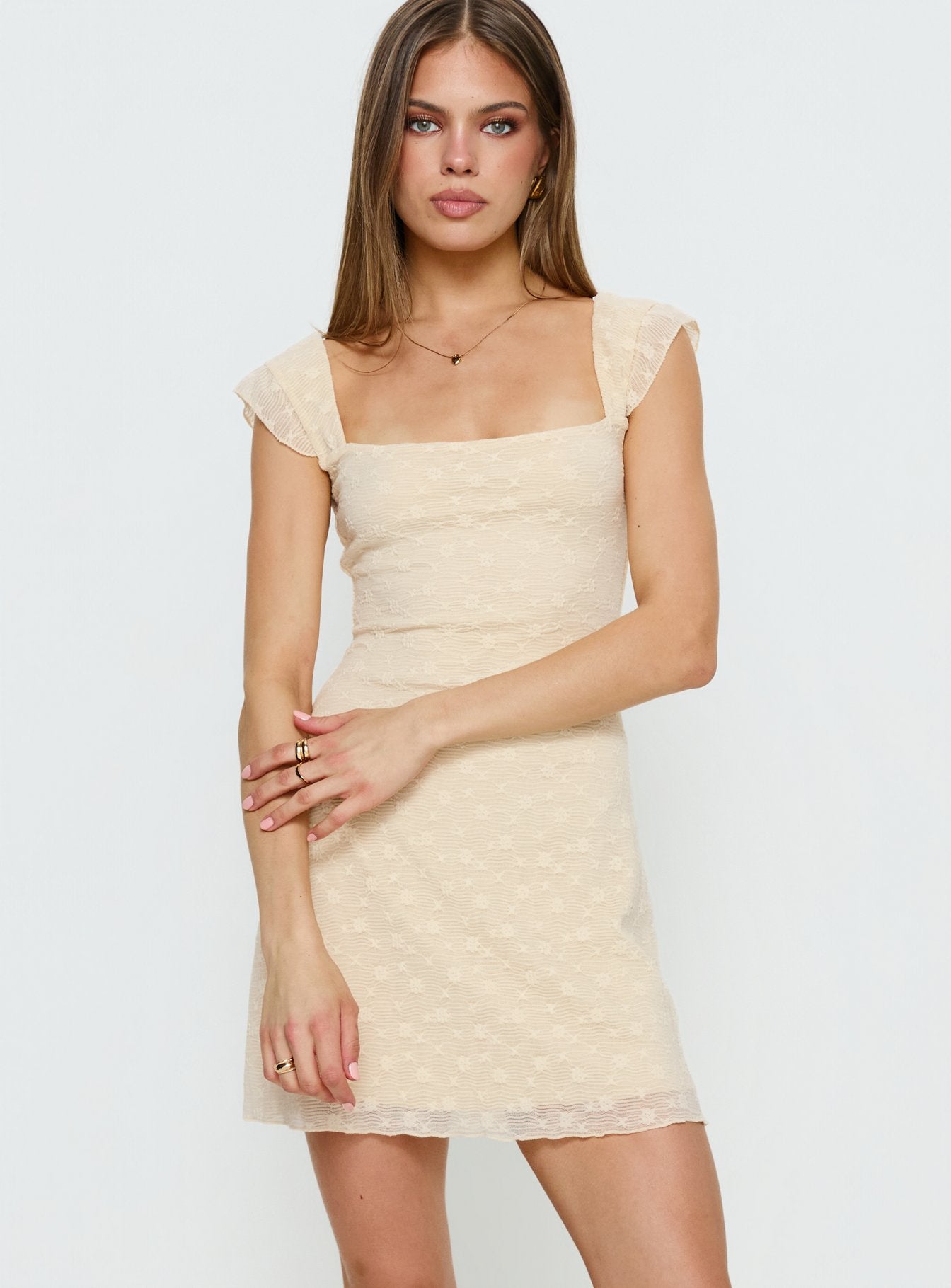 Alternative view of Lanchester Mini Dress Butter Yellow