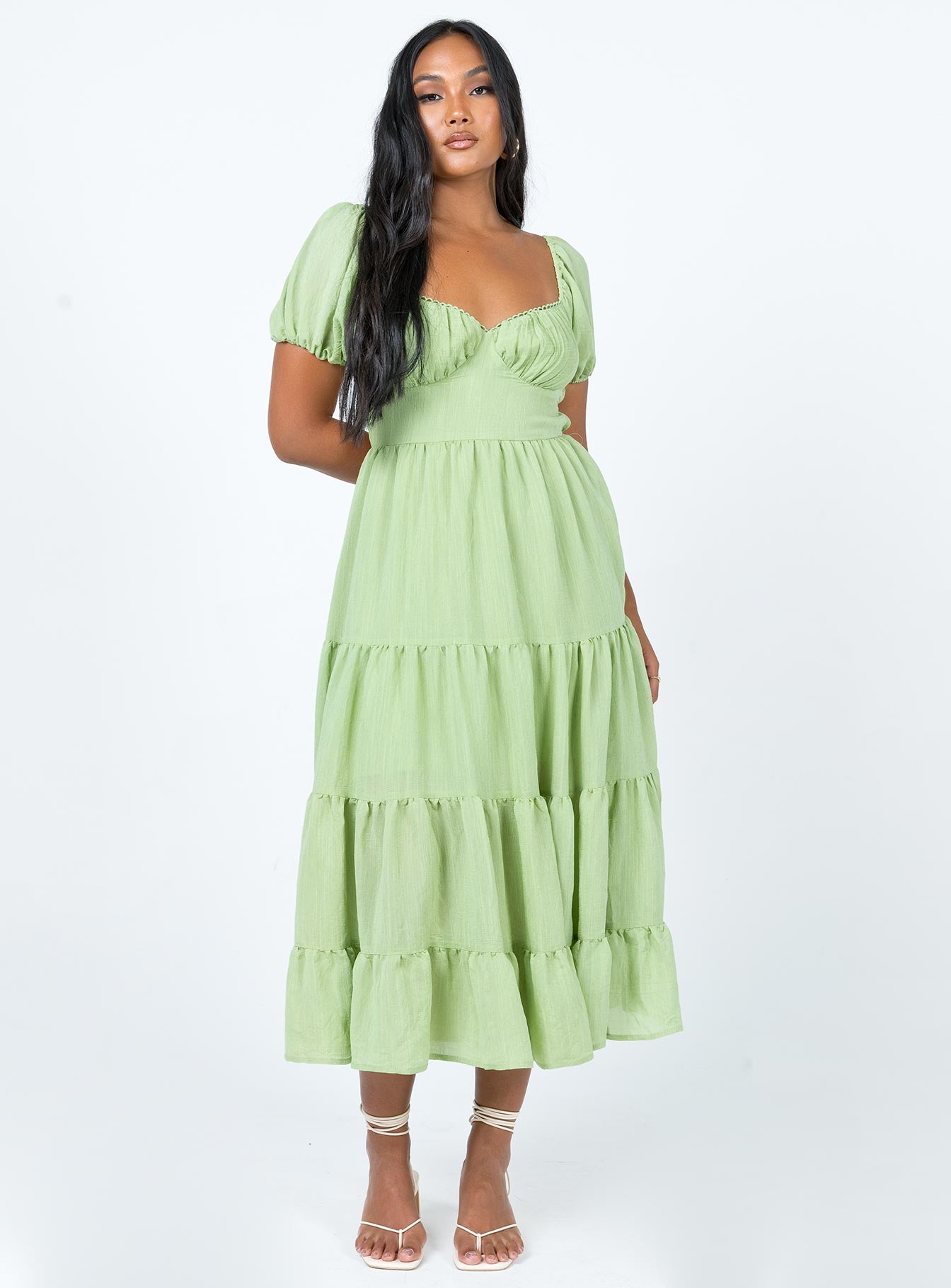 Danny Midi Dress Green - Image 2