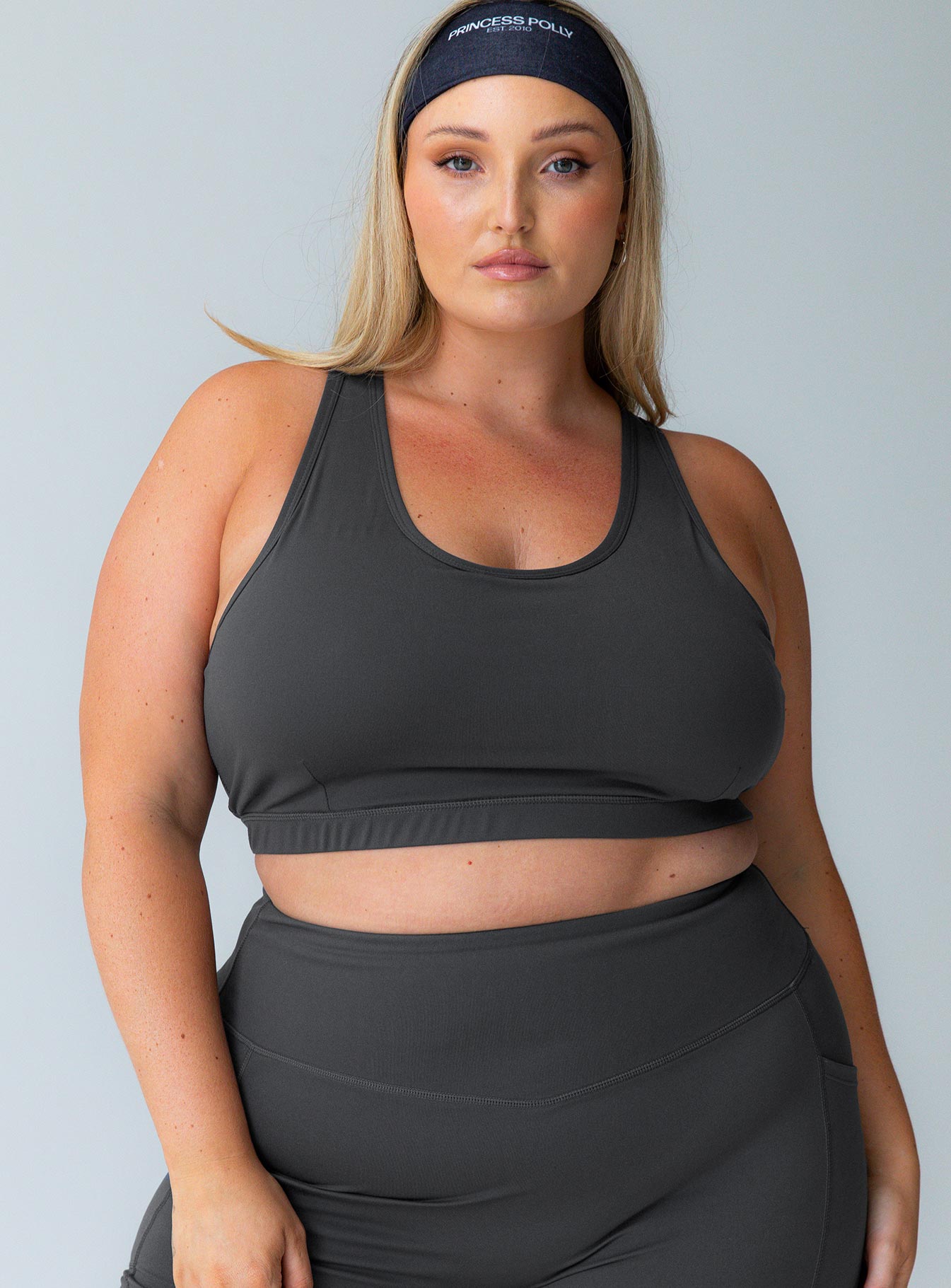 Alternative view of Energised Activewear Top Grey Curve
