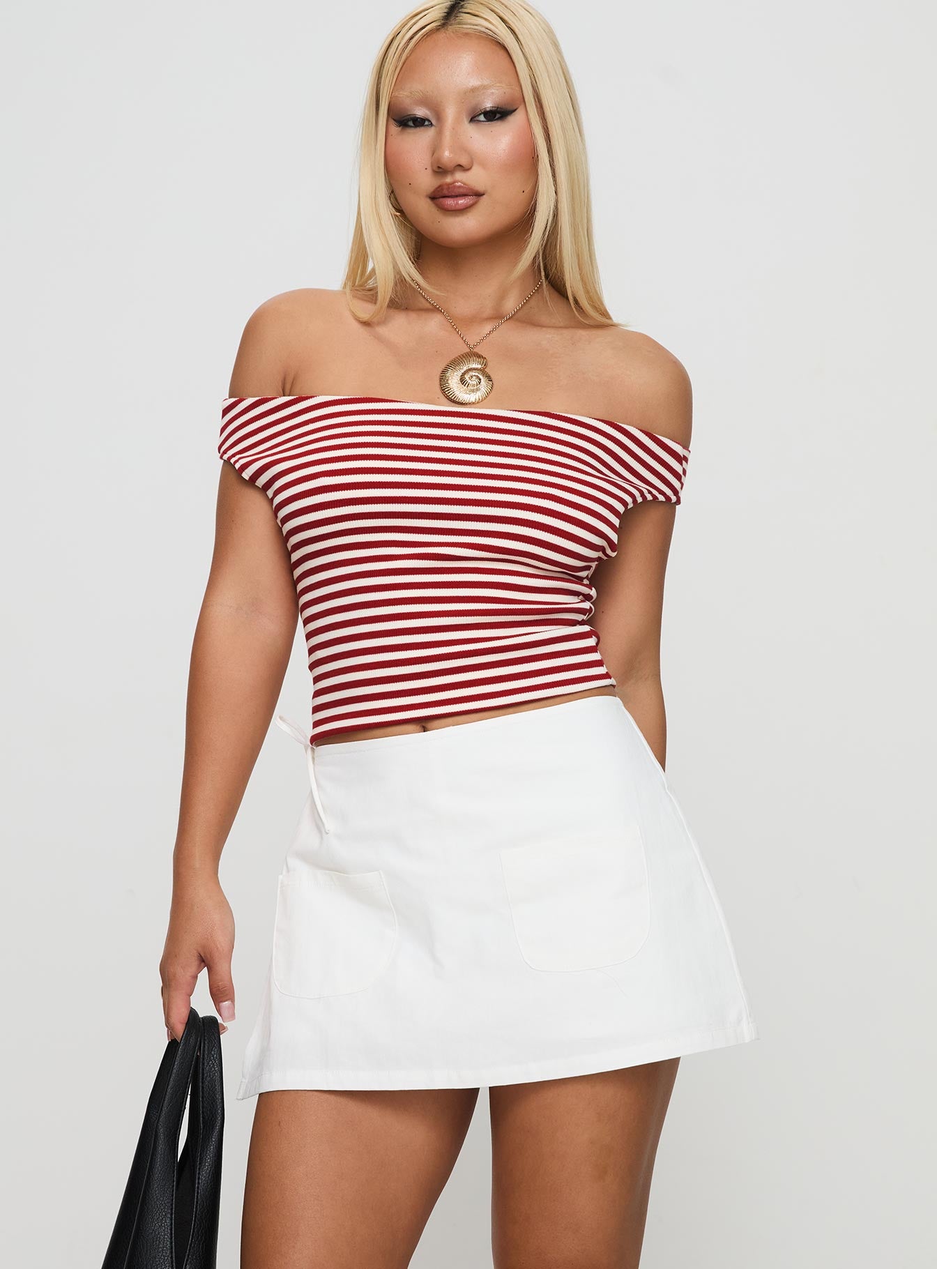 Alternative view of Gigi Wrap Skort White