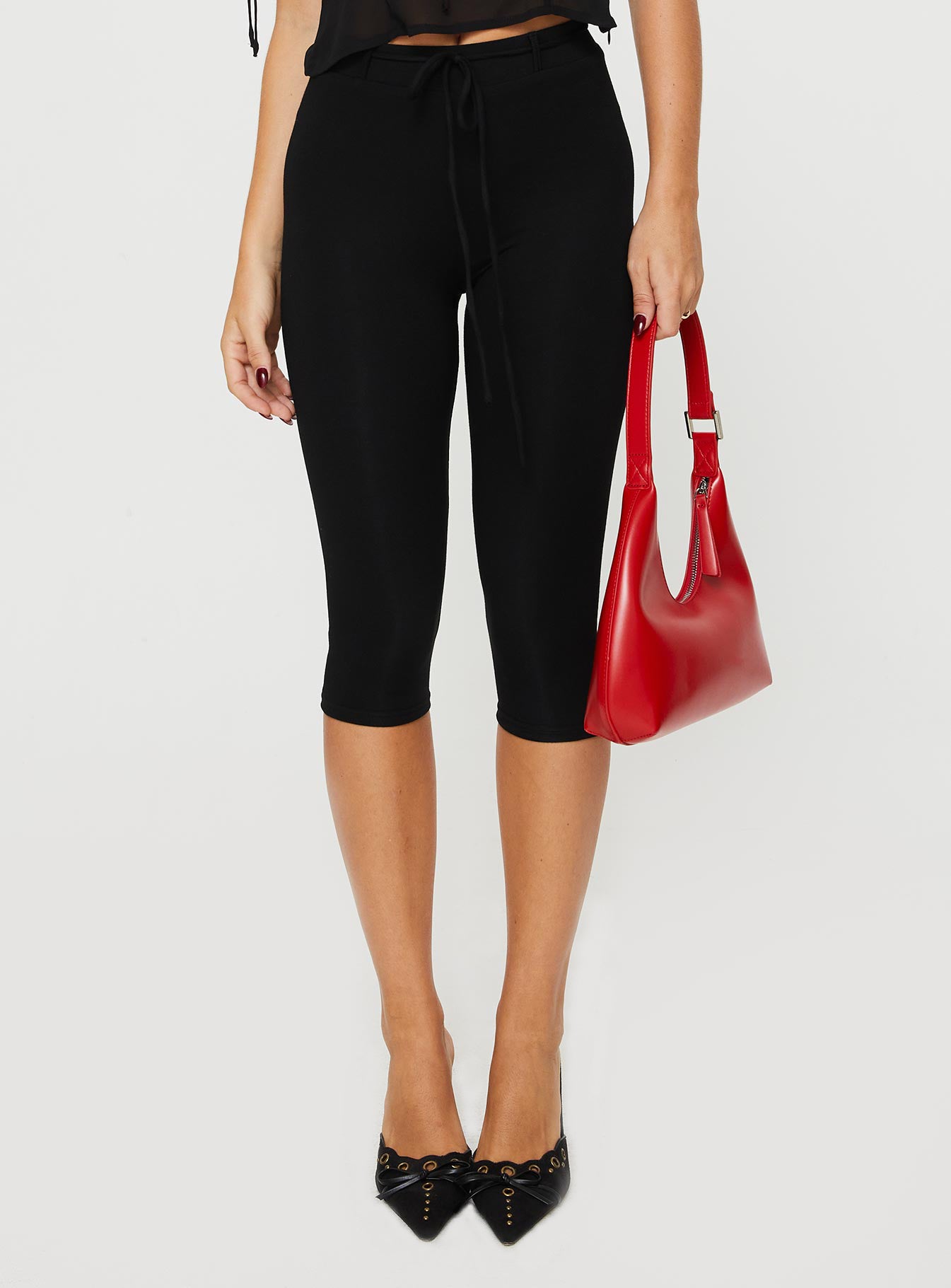 Alternative view of Cayte Capris Black