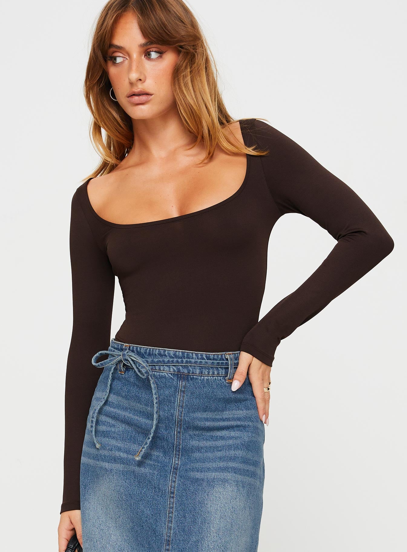 Alternative view of Ellery Bodysuit Brown