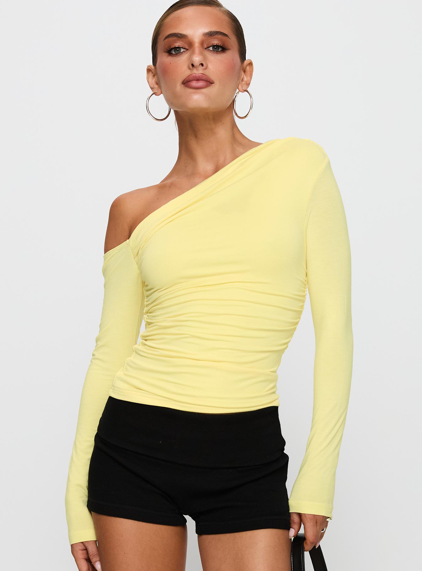 Alternative view of Beller Long Sleeve Top Lemon