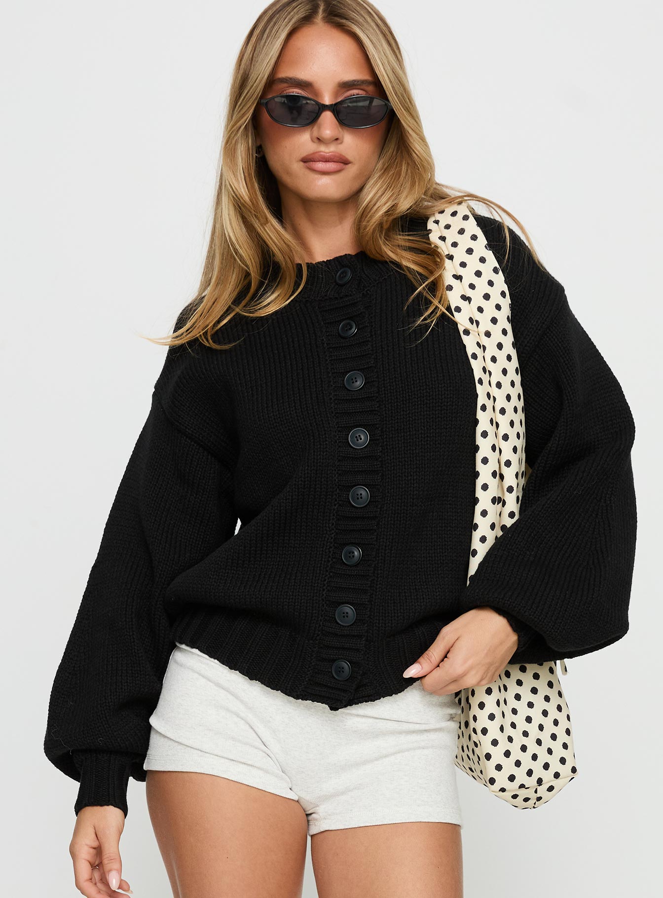 Alternative view of Edern Cardigan Black