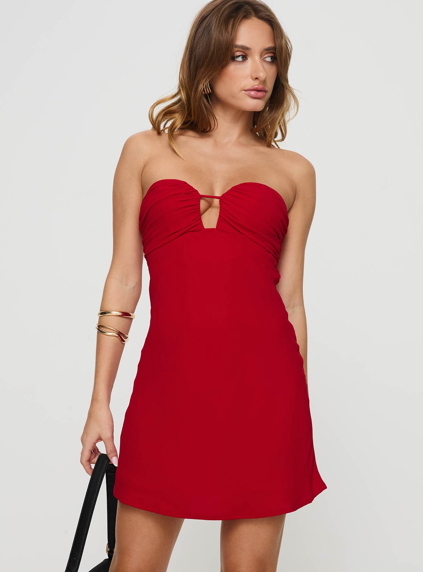 Alternative view of Cyprian Mini Dress Red