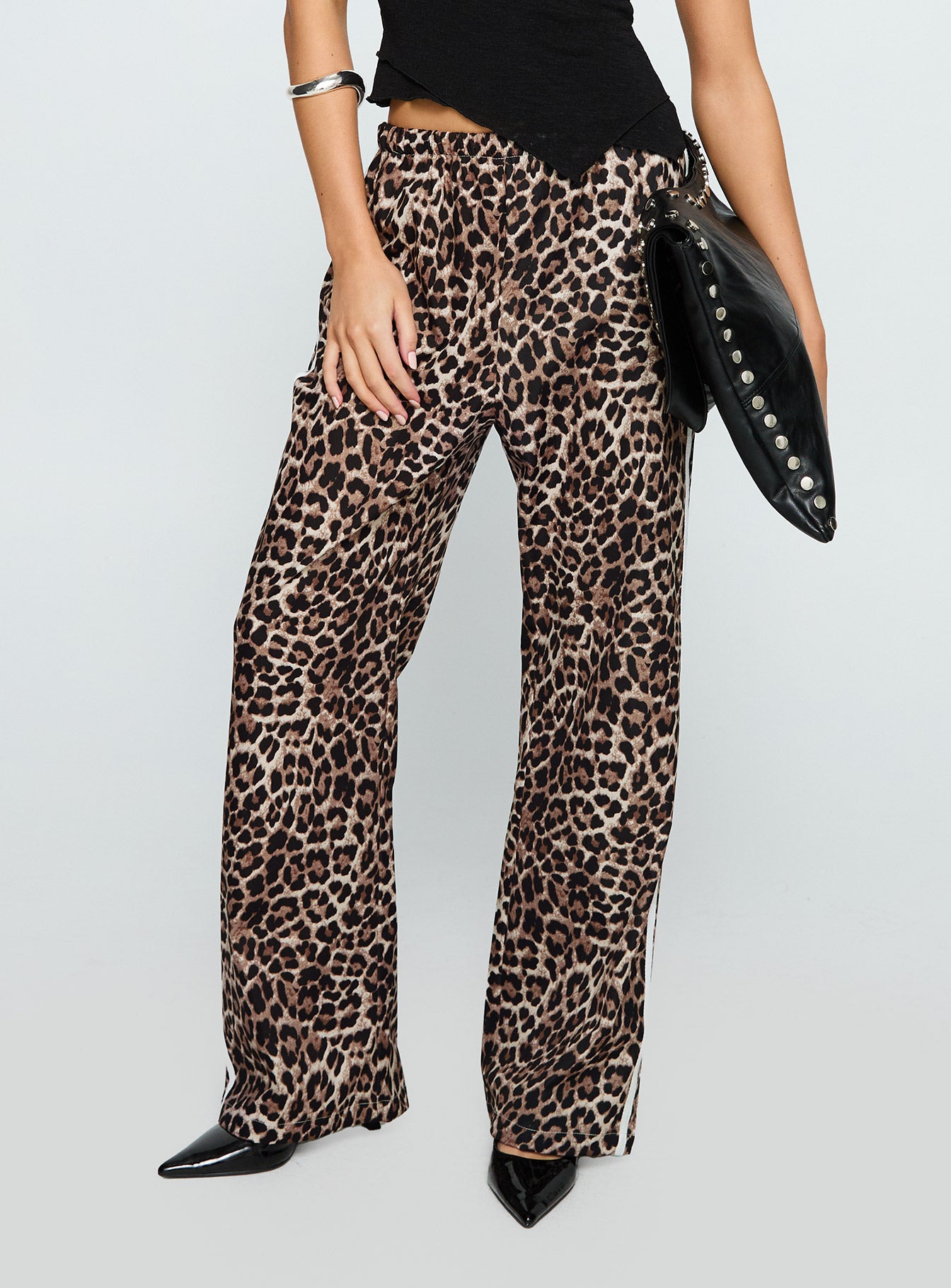 Alternative view of Buzzer Track Pants Leopard