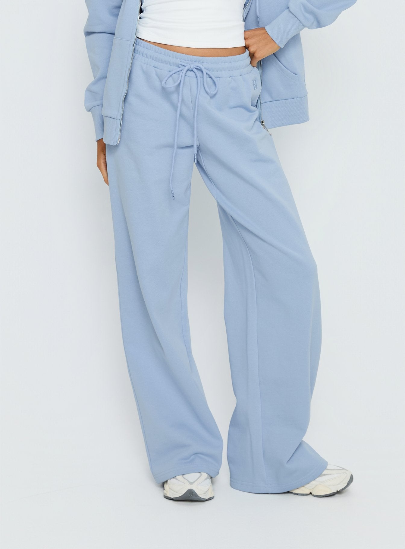 Alternative view of All Day Straight Leg Sweatpants Icy Blue