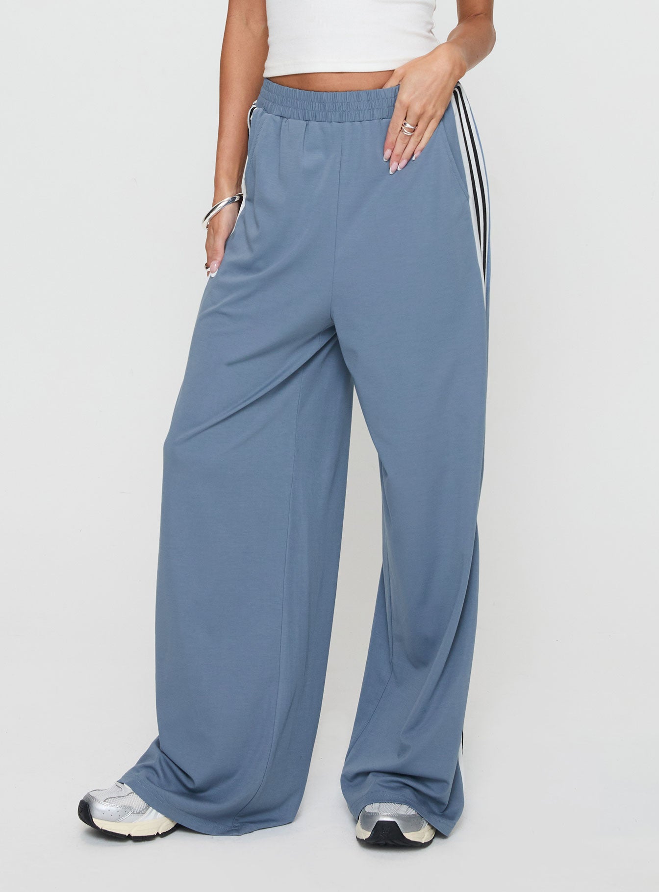 Alternative view of Dime Track Pants Blue