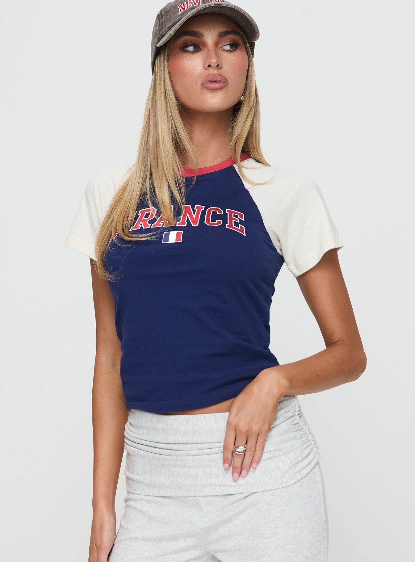 Alternative view of France Fantasy Top Navy
