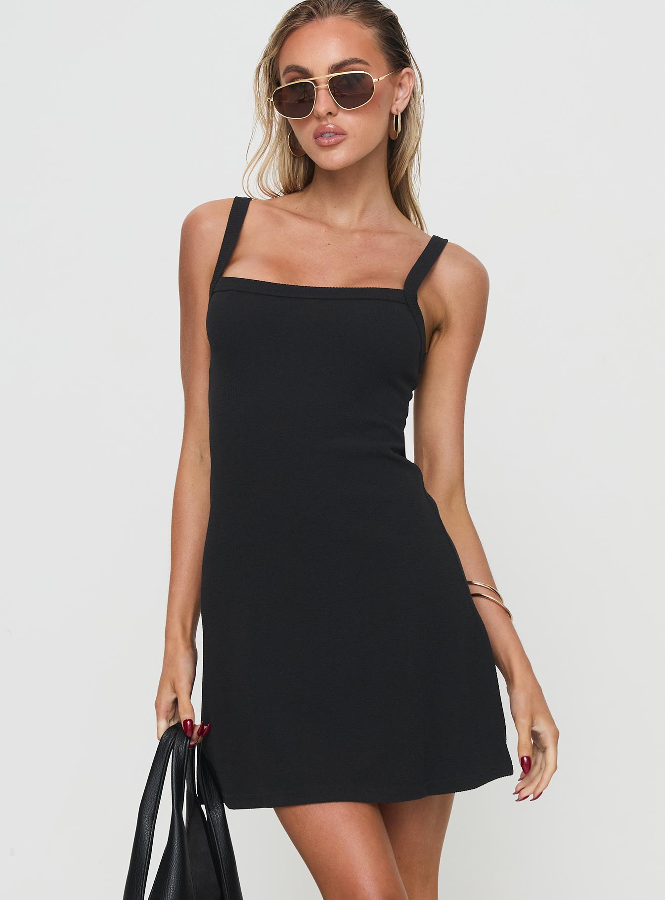 Alternative view of De Santis Mini Dress Black
