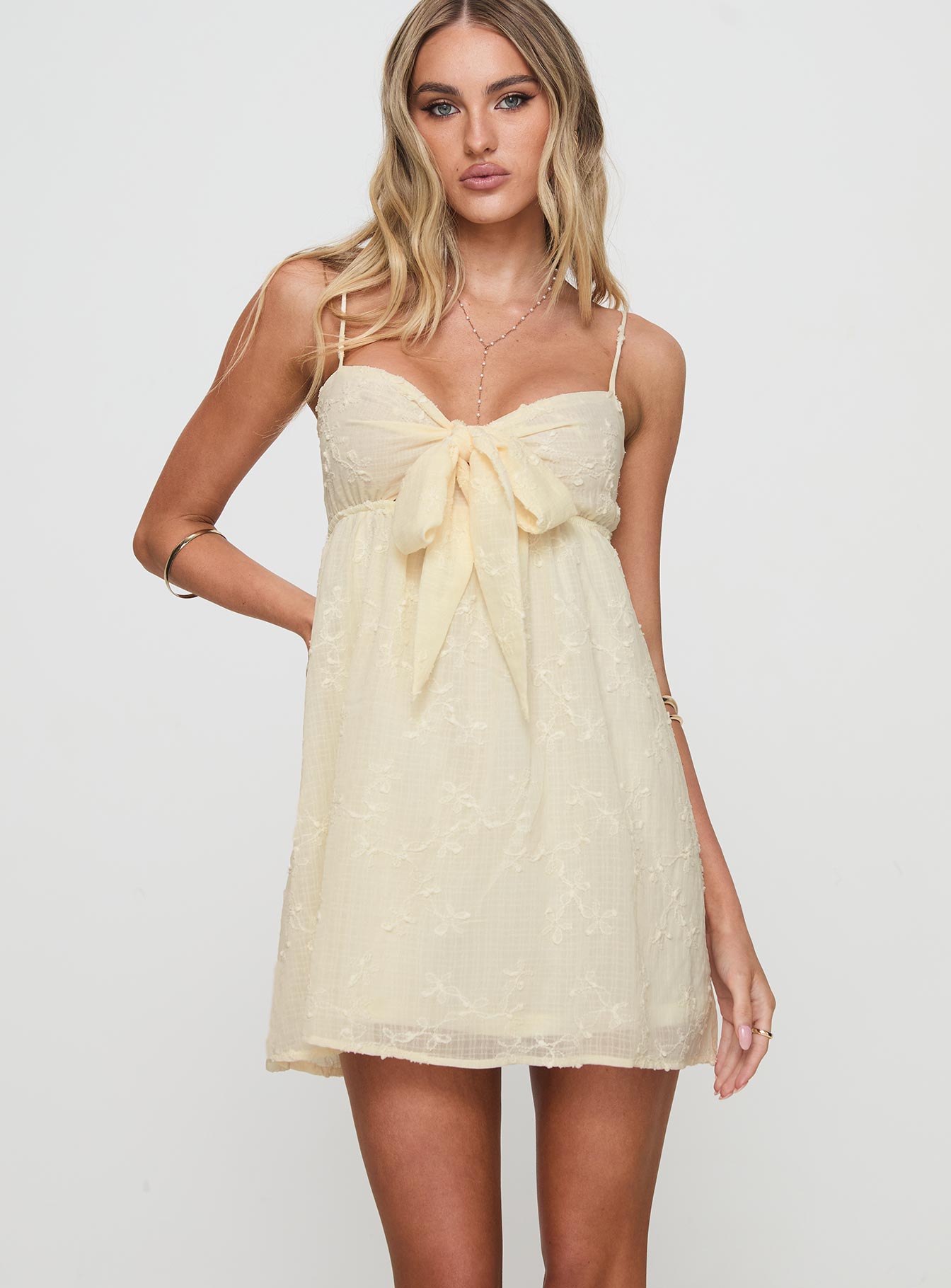 Alternative view of Granno Mini Dress Lemon