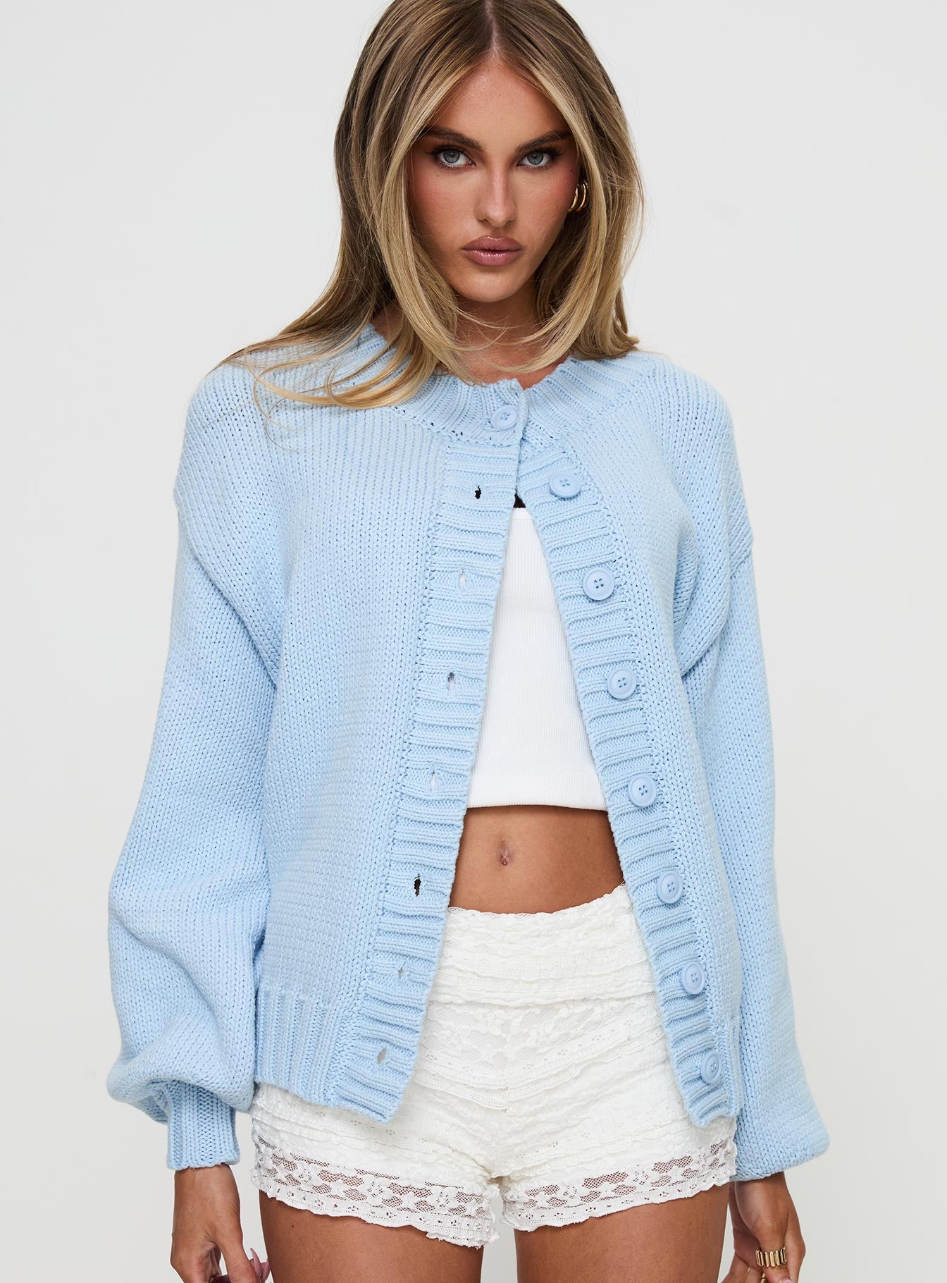 Alternative view of Edern Cardigan Blue