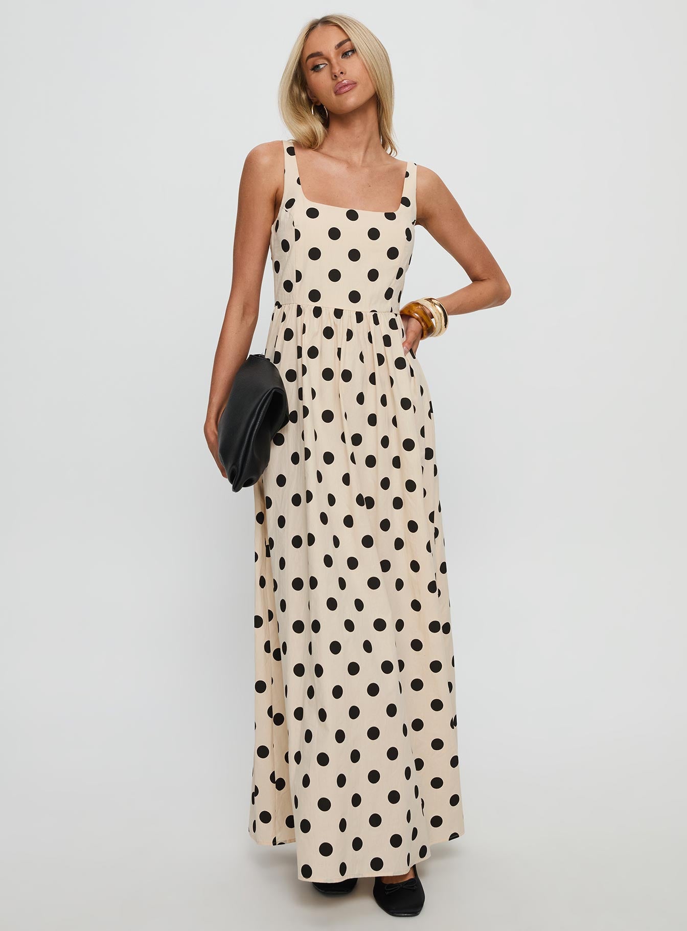 Cartmel Maxi Dress Cream / Polka Dot - Image 2