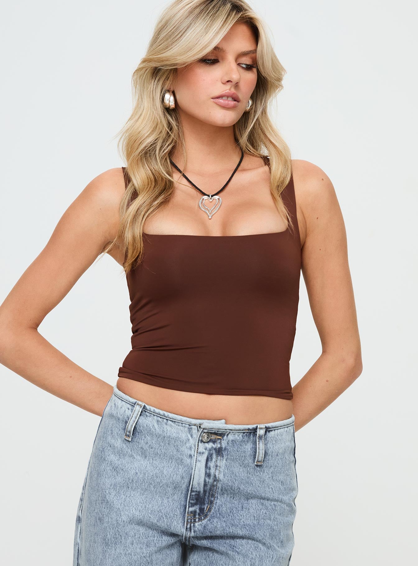 Alternative view of Back In Time Top Brown