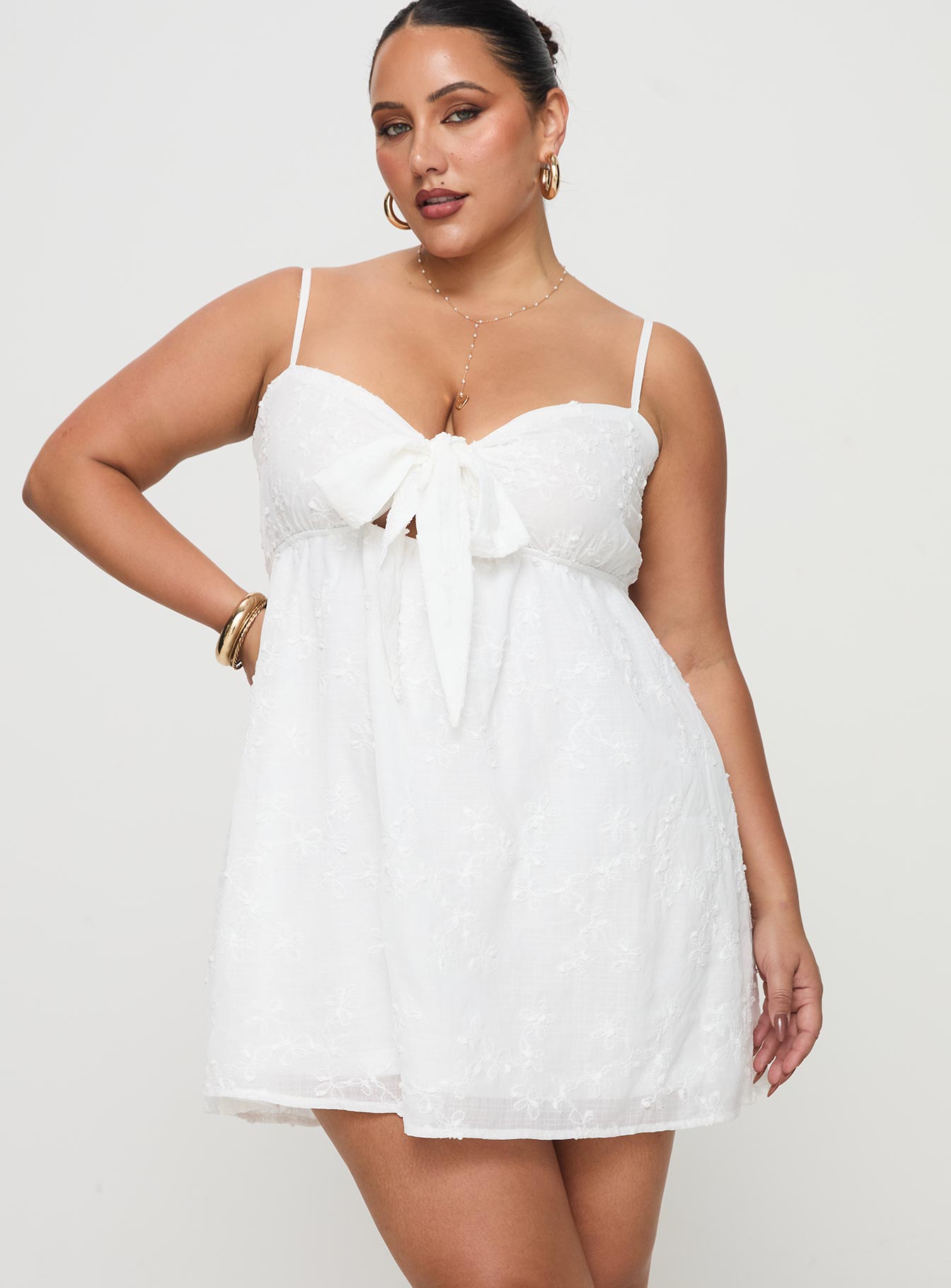 Alternative view of Granno Mini Dress White Curve