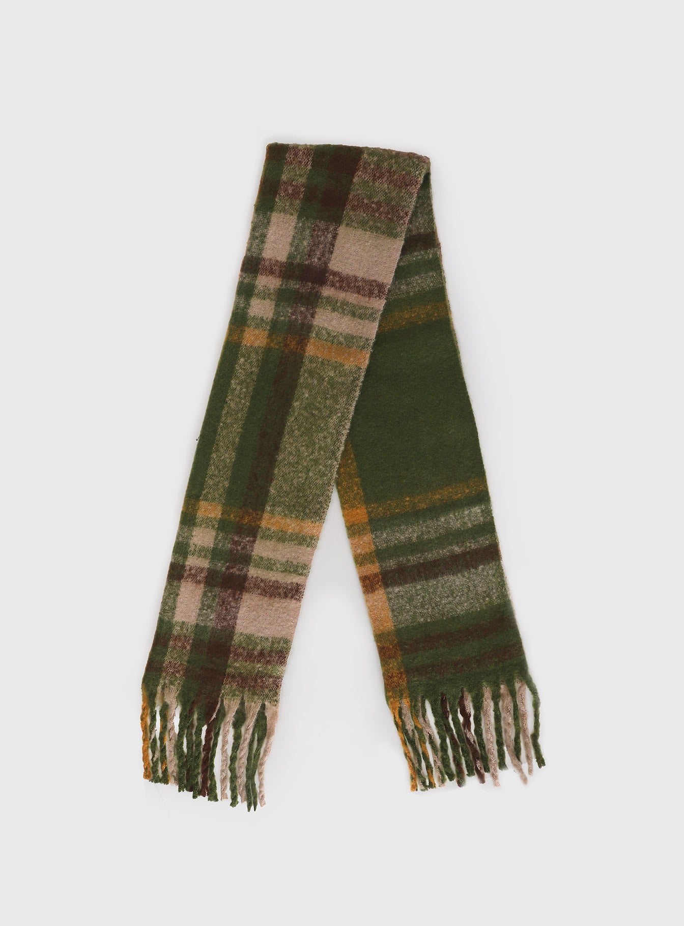 Alternative view of Eunoia Scarf Green / Brown