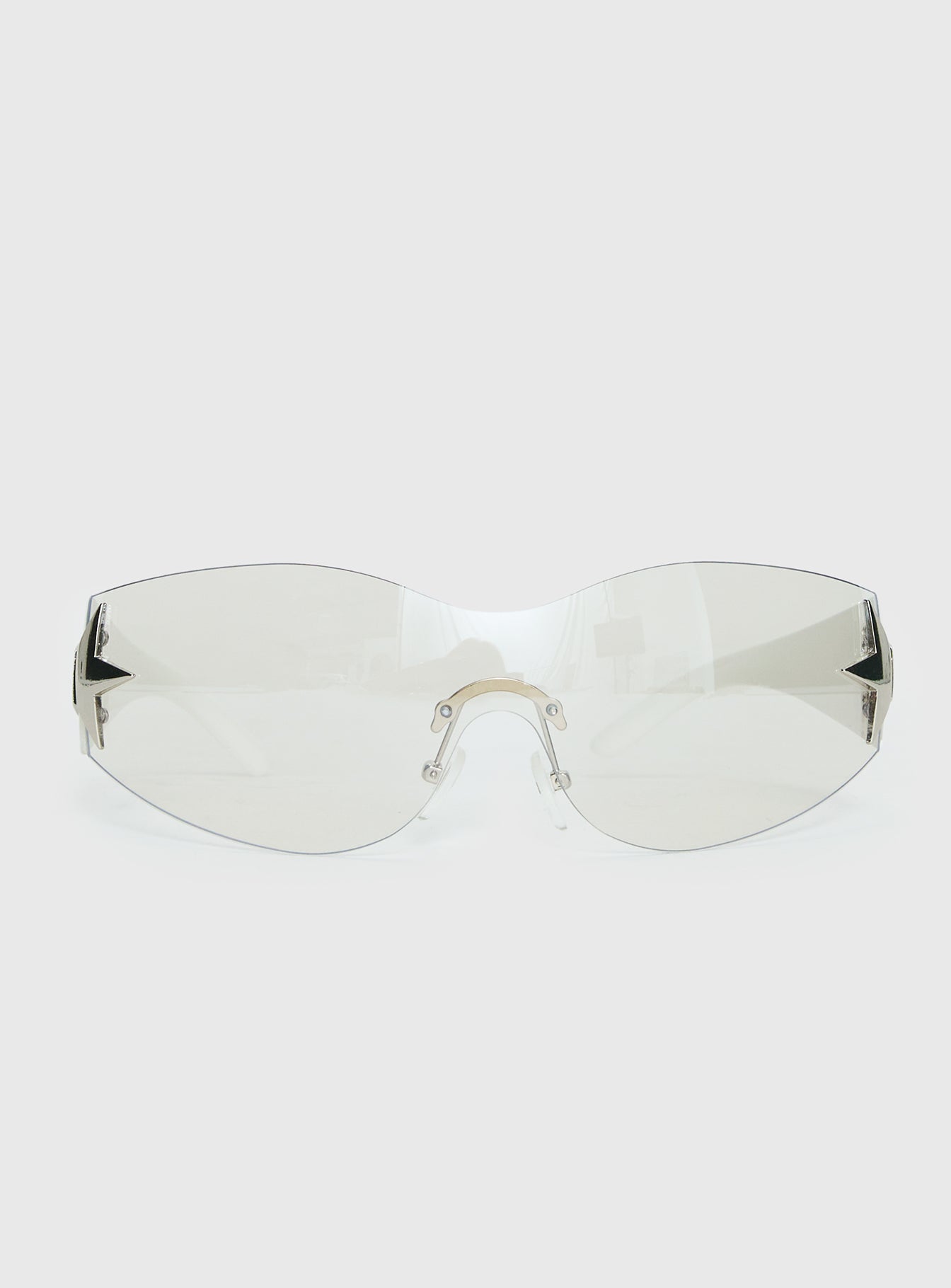 Alternative view of Audree Star Detail Sunglasses Silver / Smoke