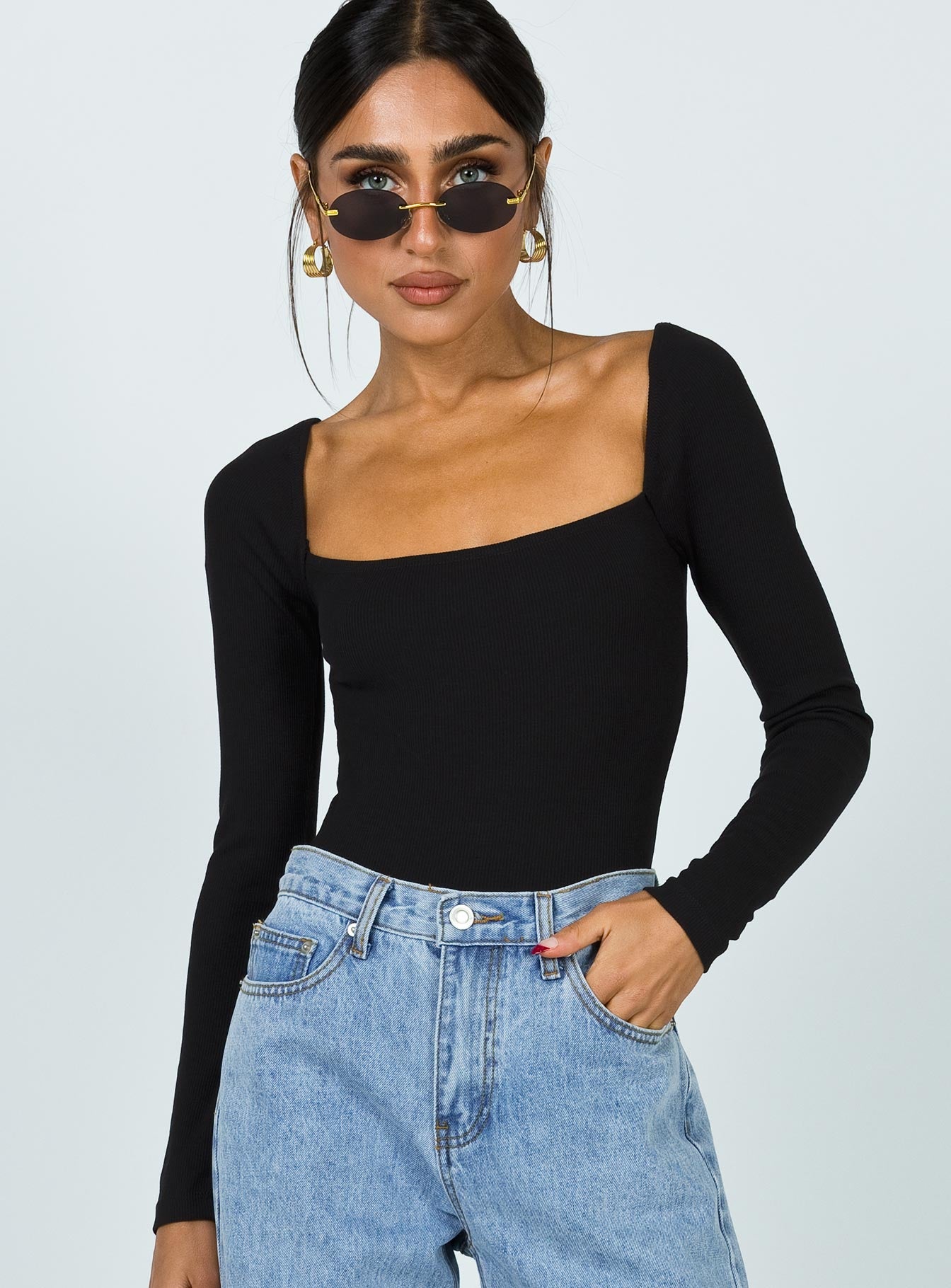 Alternative view of Charlotte Bodysuit Black