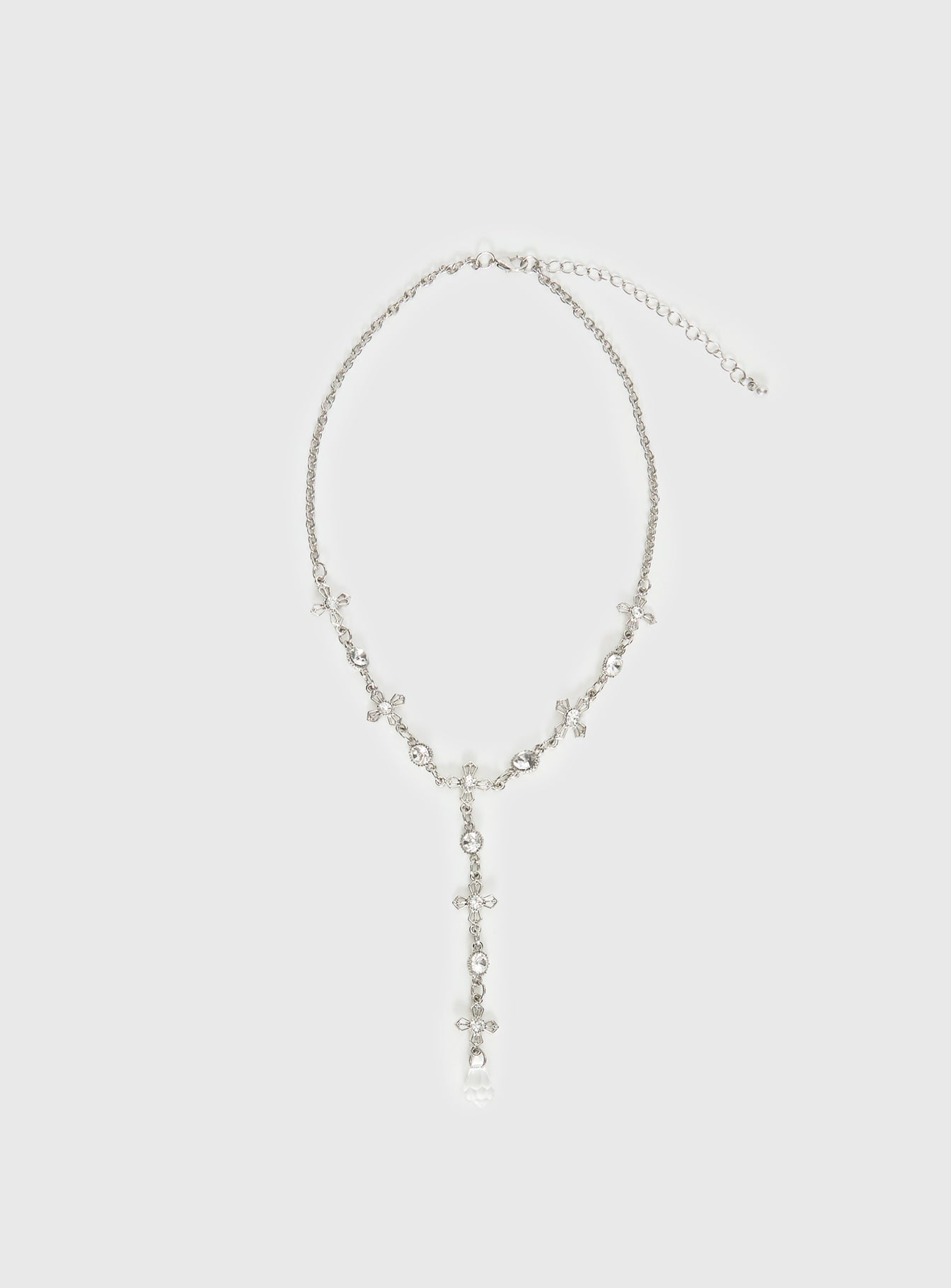 Alternative view of Ellasyn Y Necklace Silver